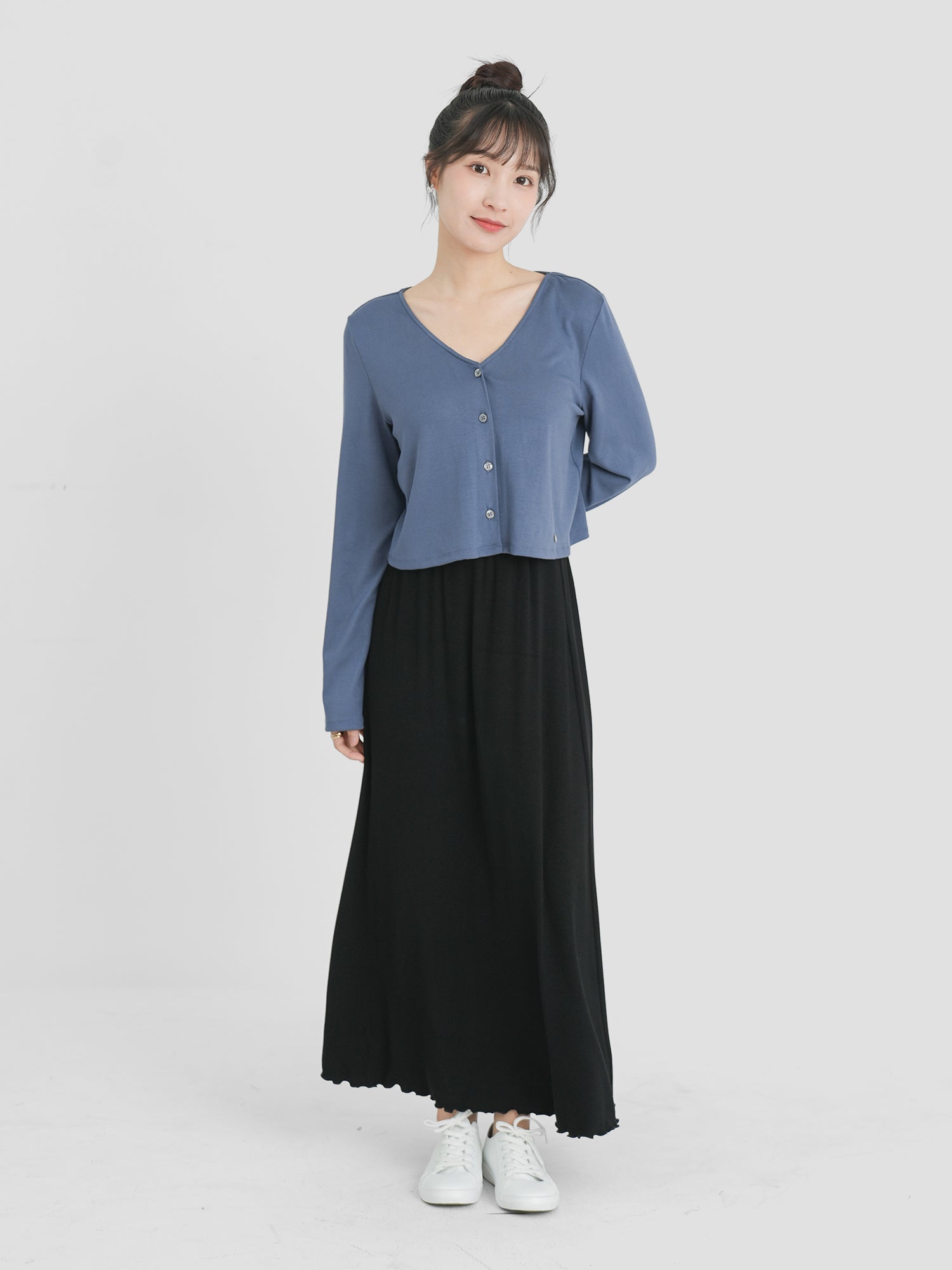Lettuce Hem Knit Skirt