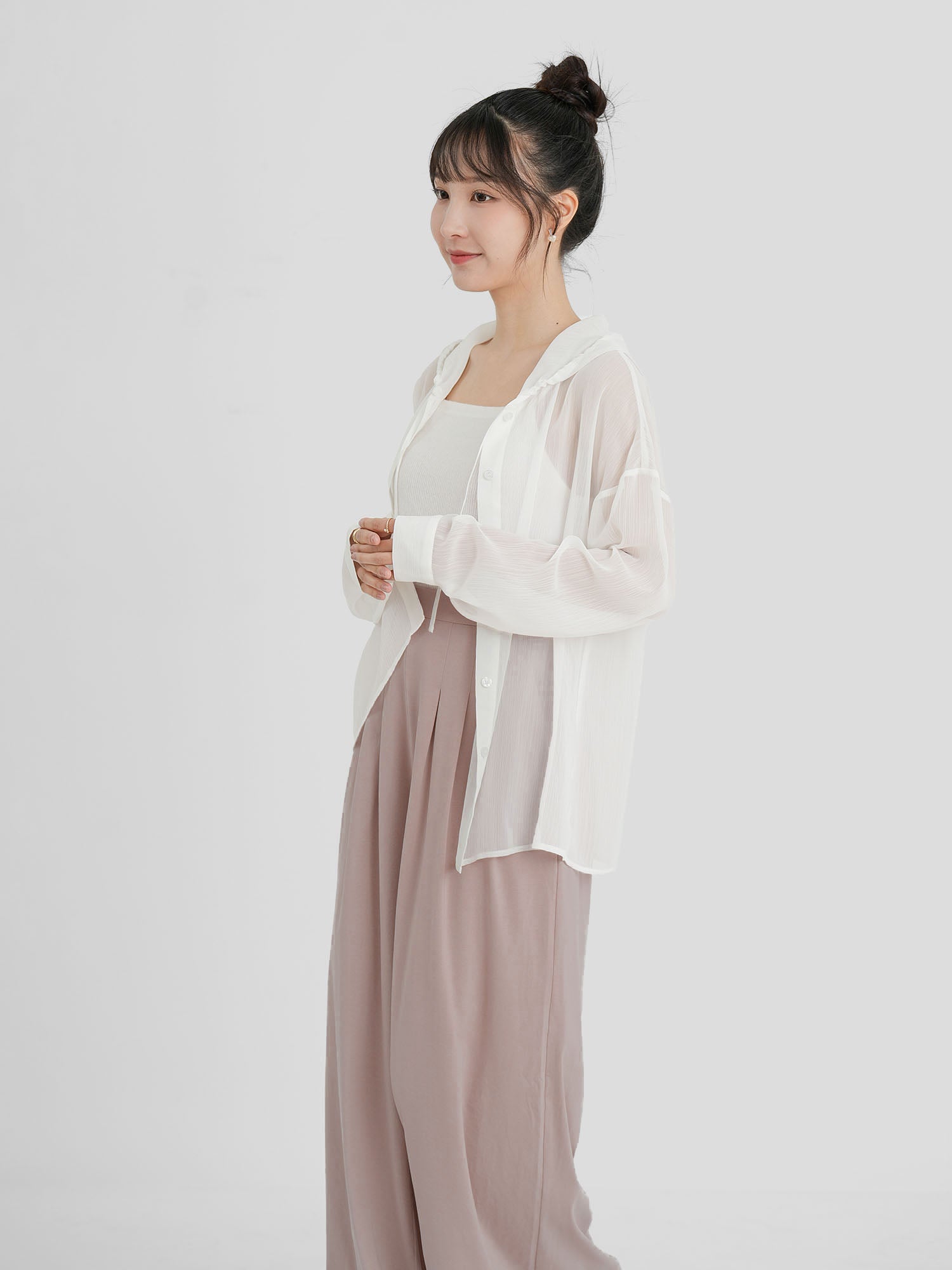 Cotton Pleated Wide Leg Pants (3 Colours)