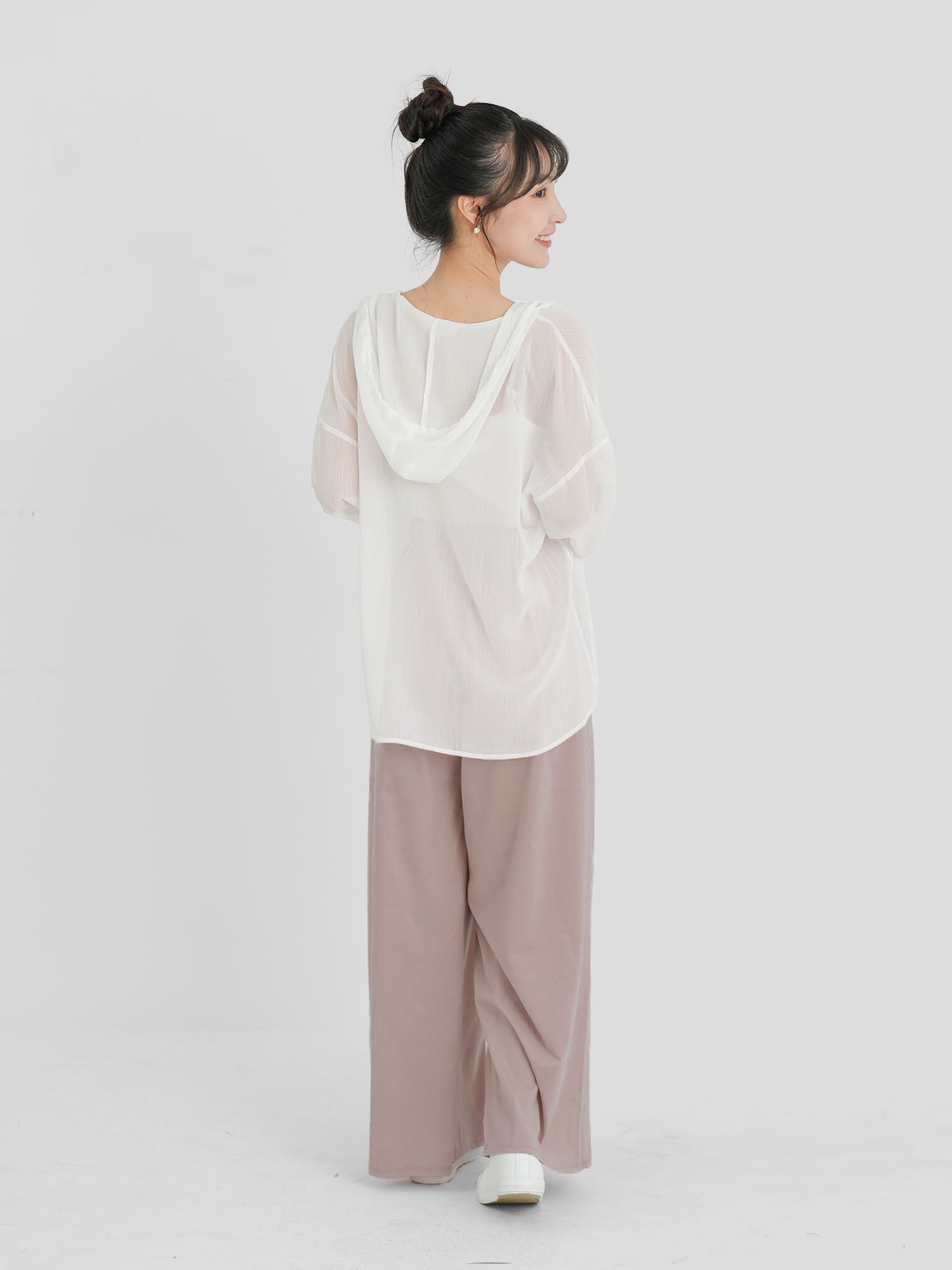 Cotton Pleated Wide Leg Pants (3 Colours)