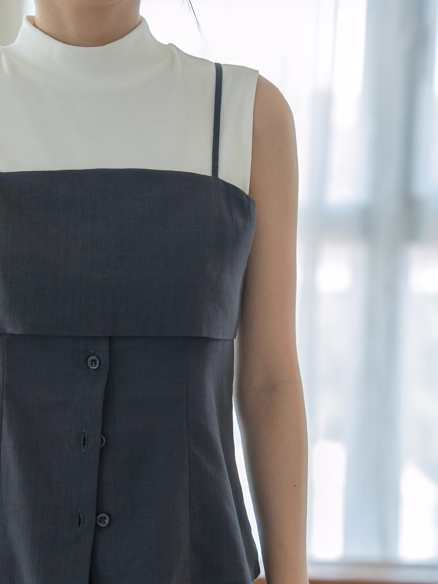 Buttoned Cami Top