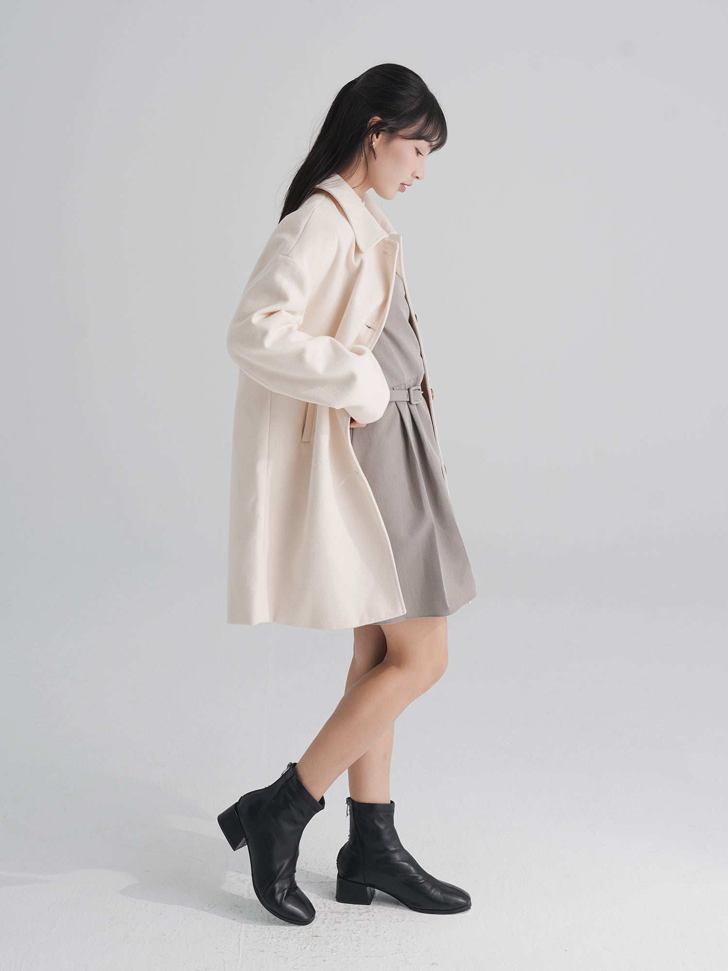 Remy Cute Collared Button Coat*