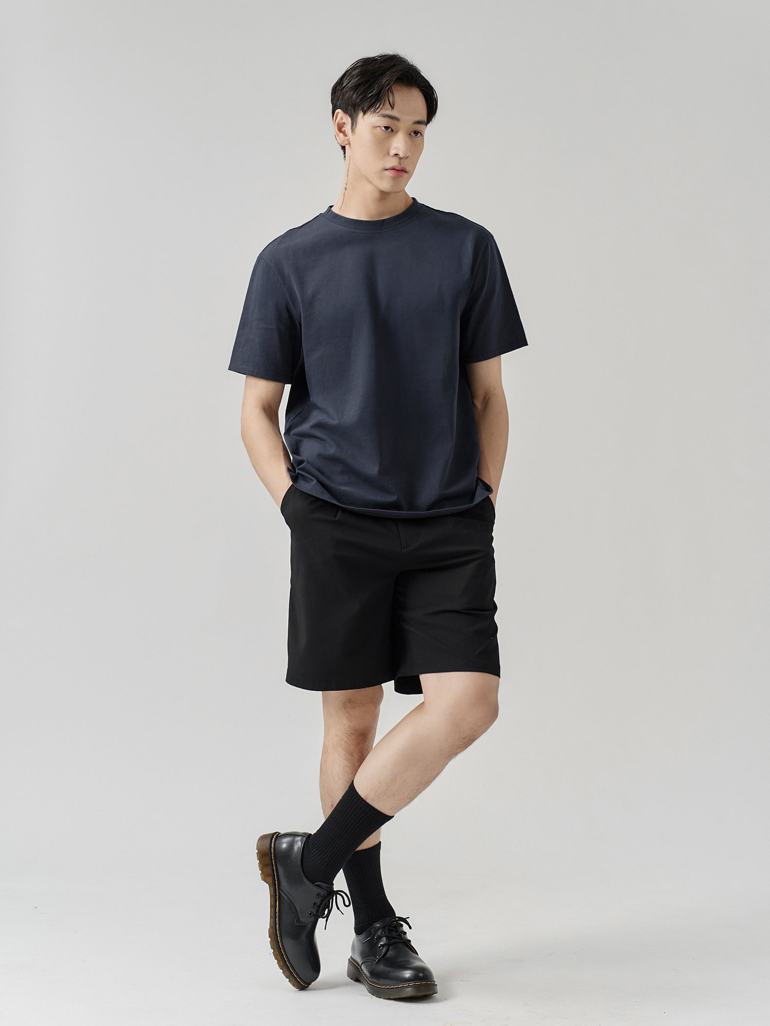 乾爽棉質圓領TEE