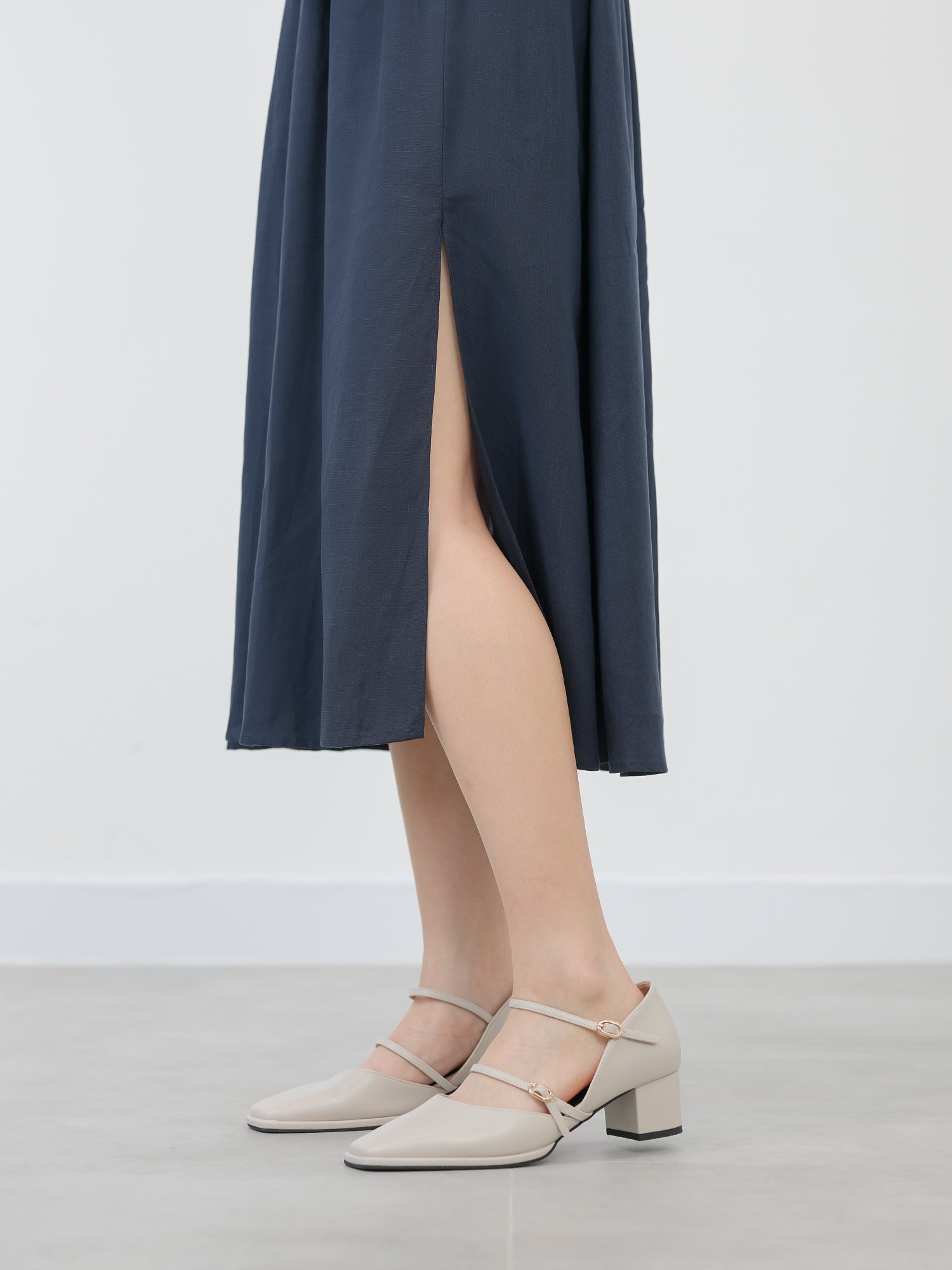 Candace Wrap Neck Midi Dress