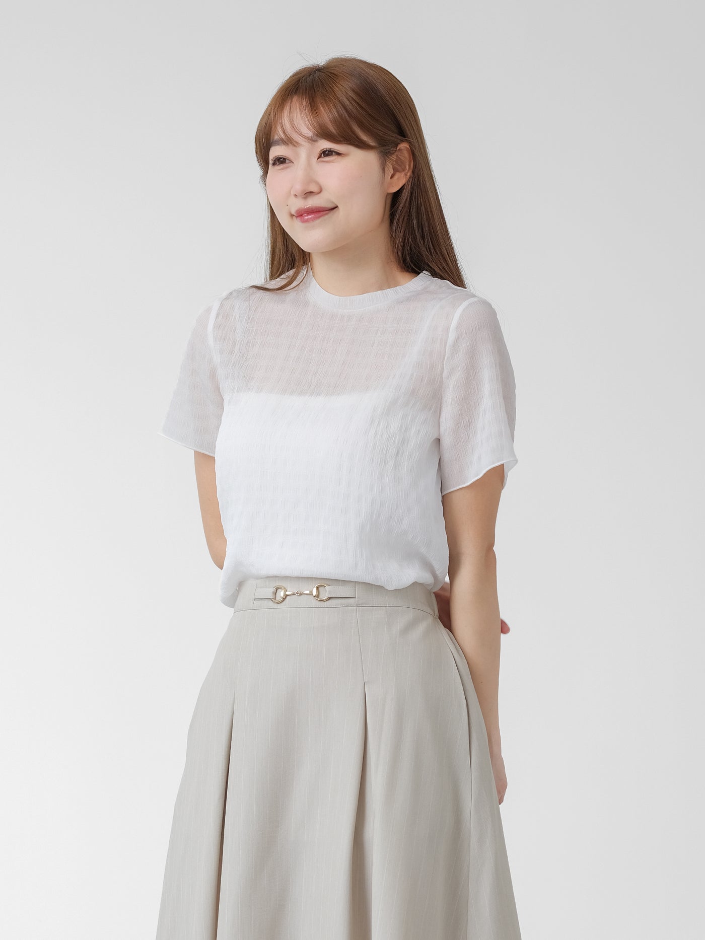 Winter Cableknit Square Neck Top D
