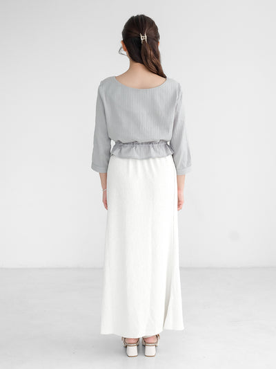 Aki Textured Mermaid Skirt