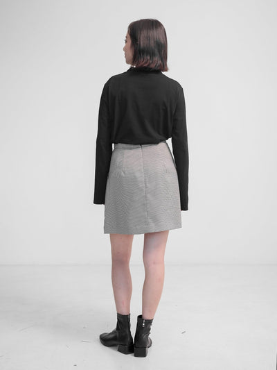 Esther Funnel Neck Long Sleeve Top - DAG-DD1118-23BlackS - Black - S - D'zage Designs
