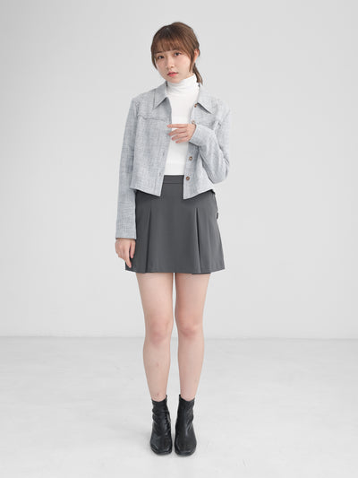 Grace Tweed Fringe Jacket