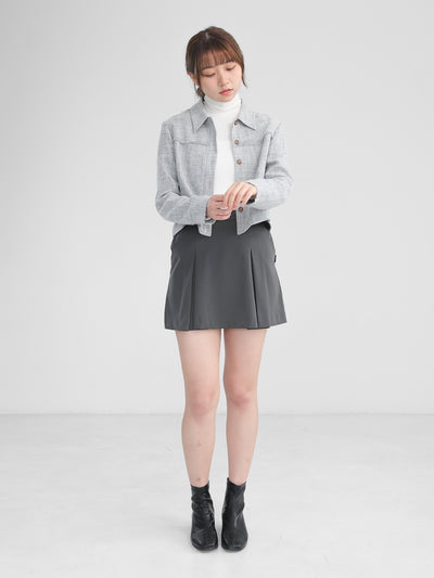 Grace Tweed Fringe Jacket