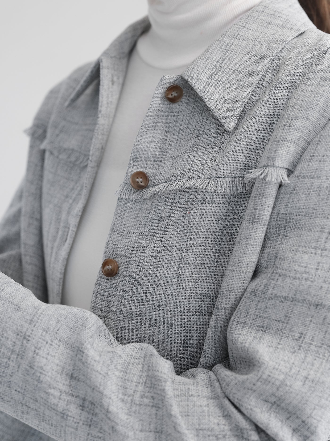 Grace Tweed Fringe Jacket