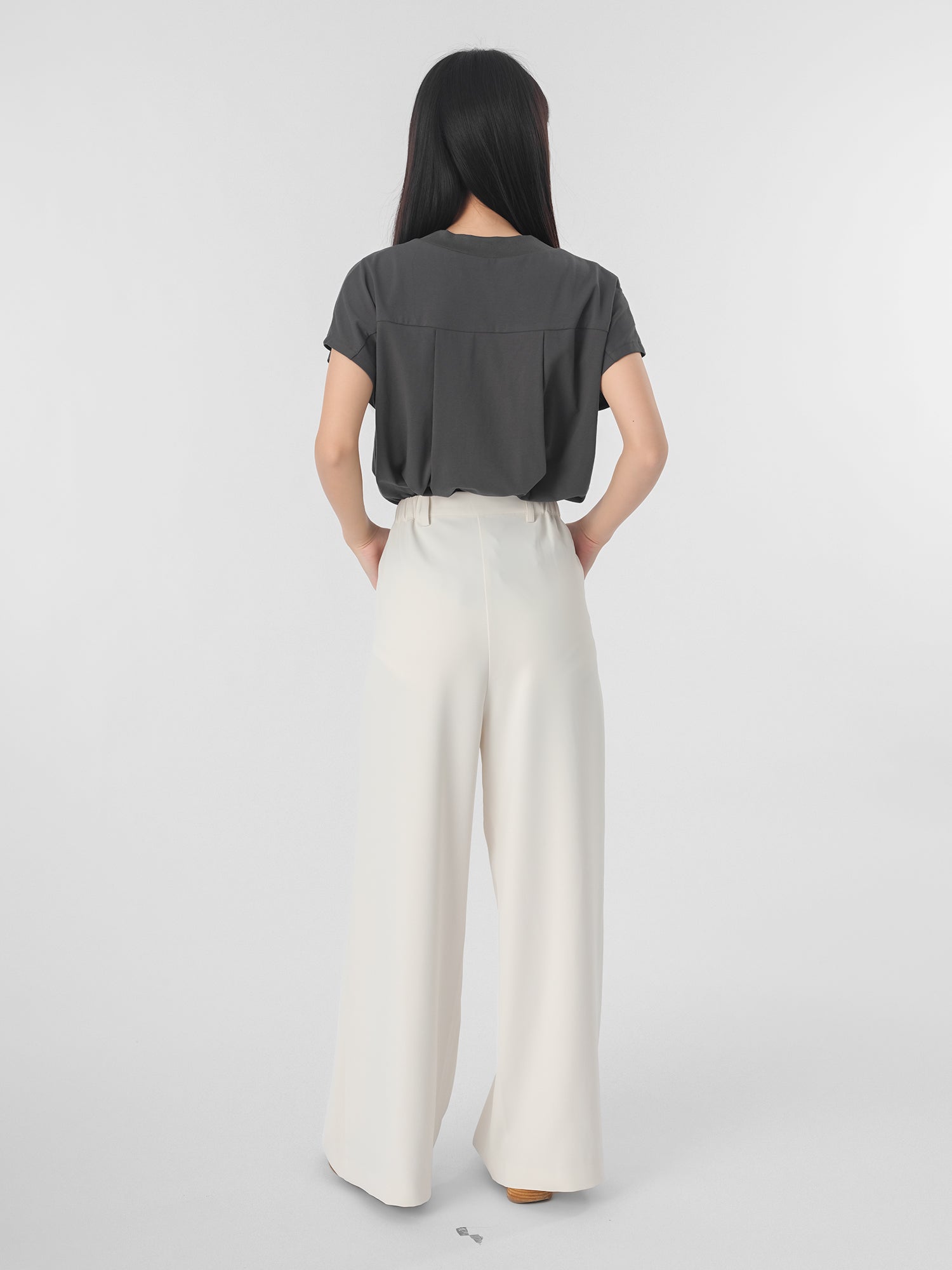 Odette Pleated Wide Leg Pants