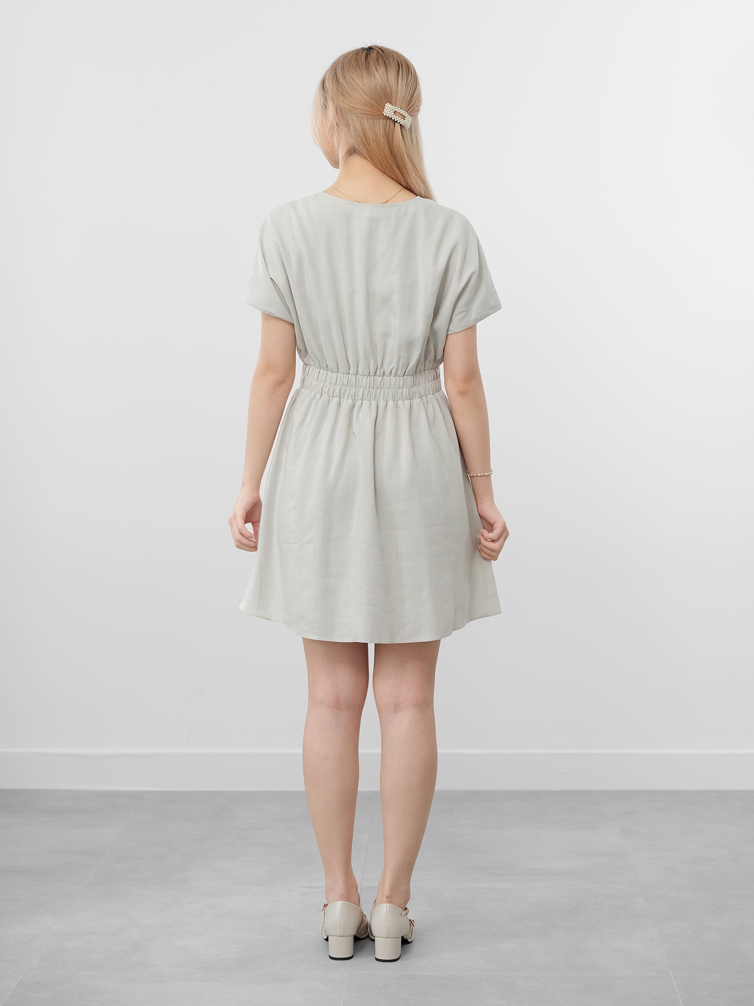 Claire Buttoned Mini Dress