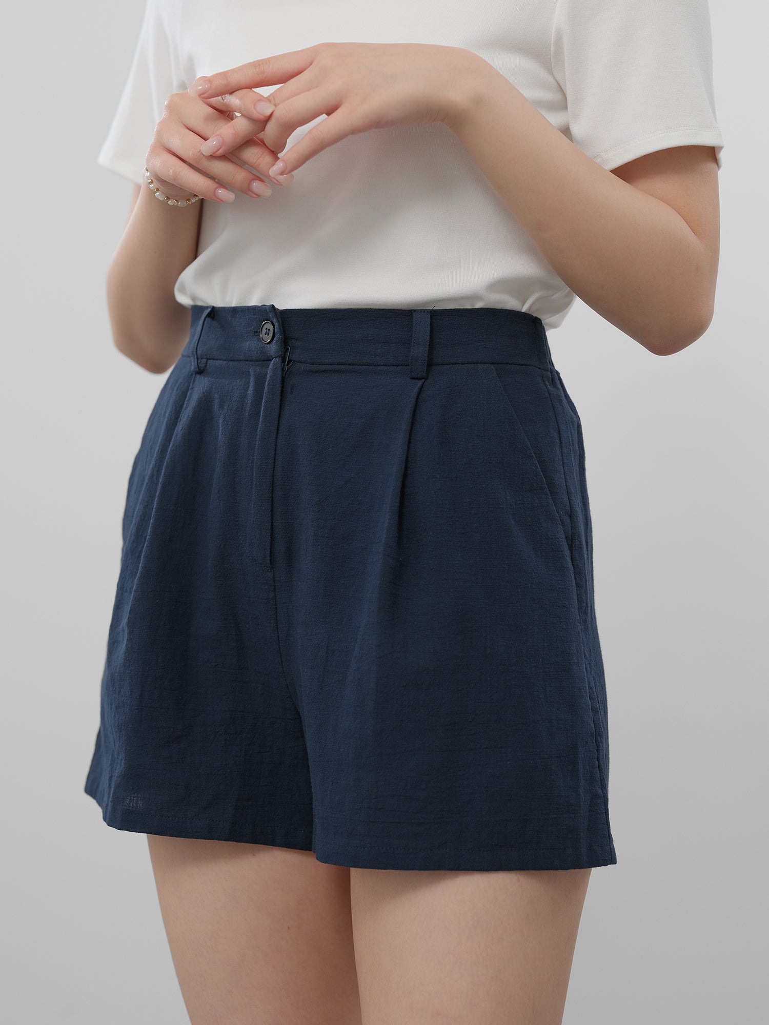 Summer Wide Leg Linen Shorts