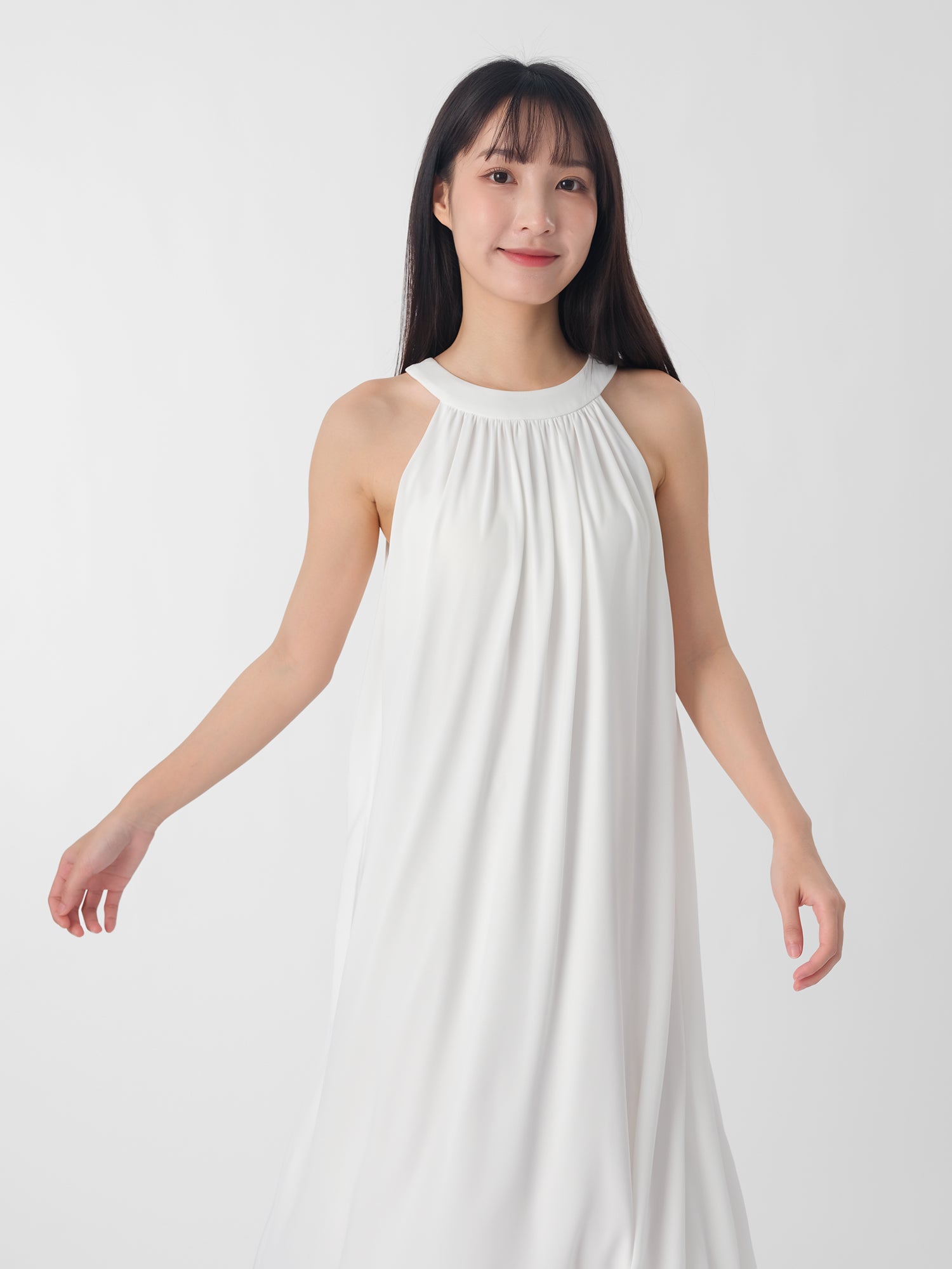 Vivienne Halter-Neck Chiffon Dress