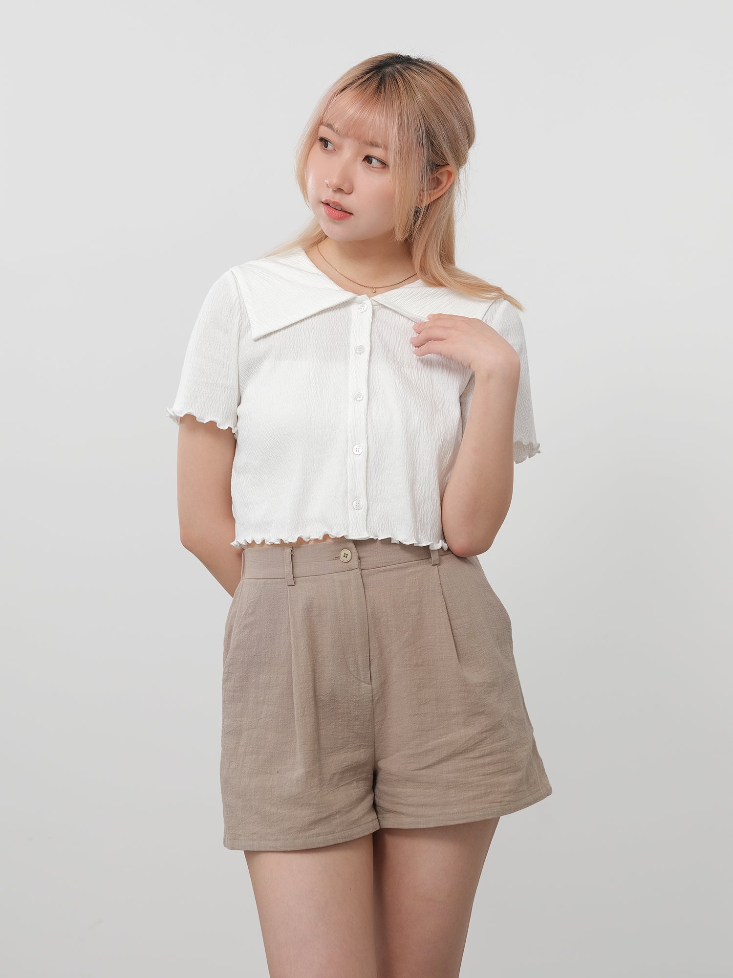 Summer Wide Leg Linen Shorts