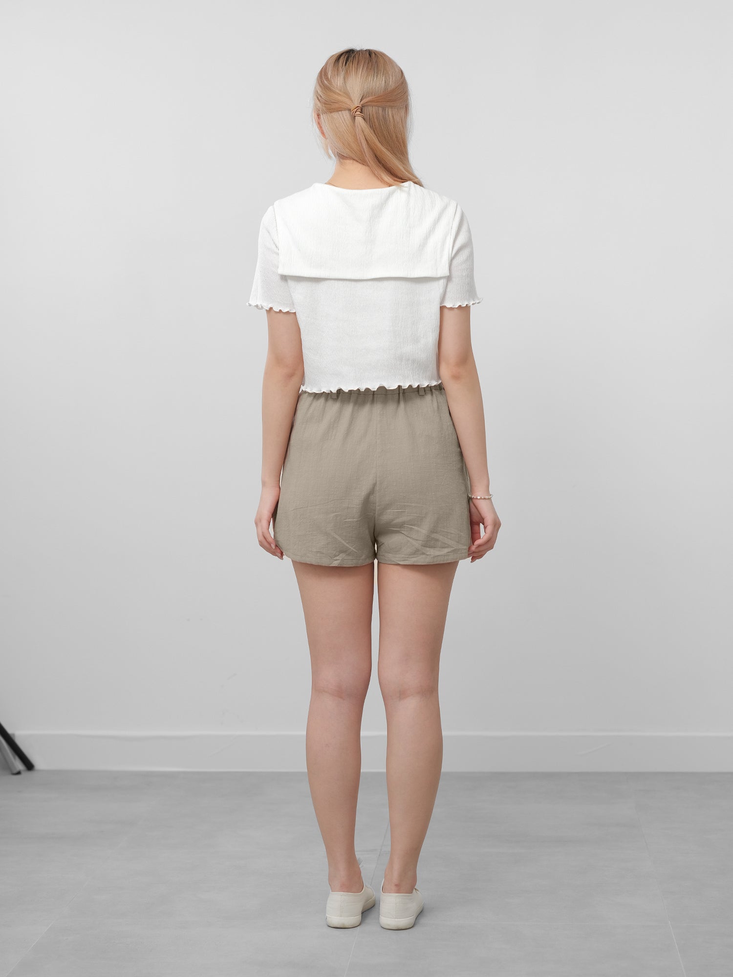 Summer Wide Leg Linen Shorts