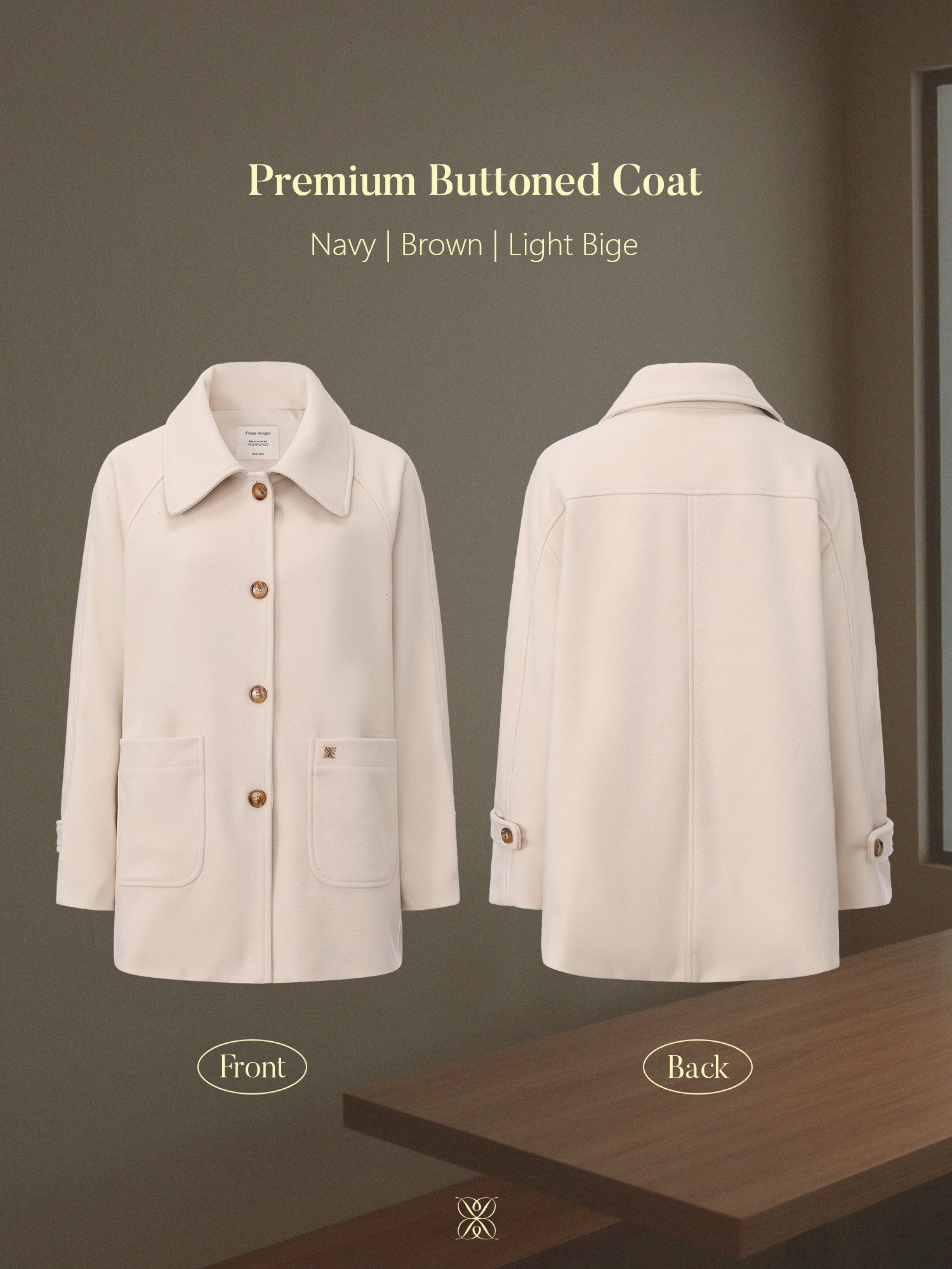 Premium Buttoned Coat
