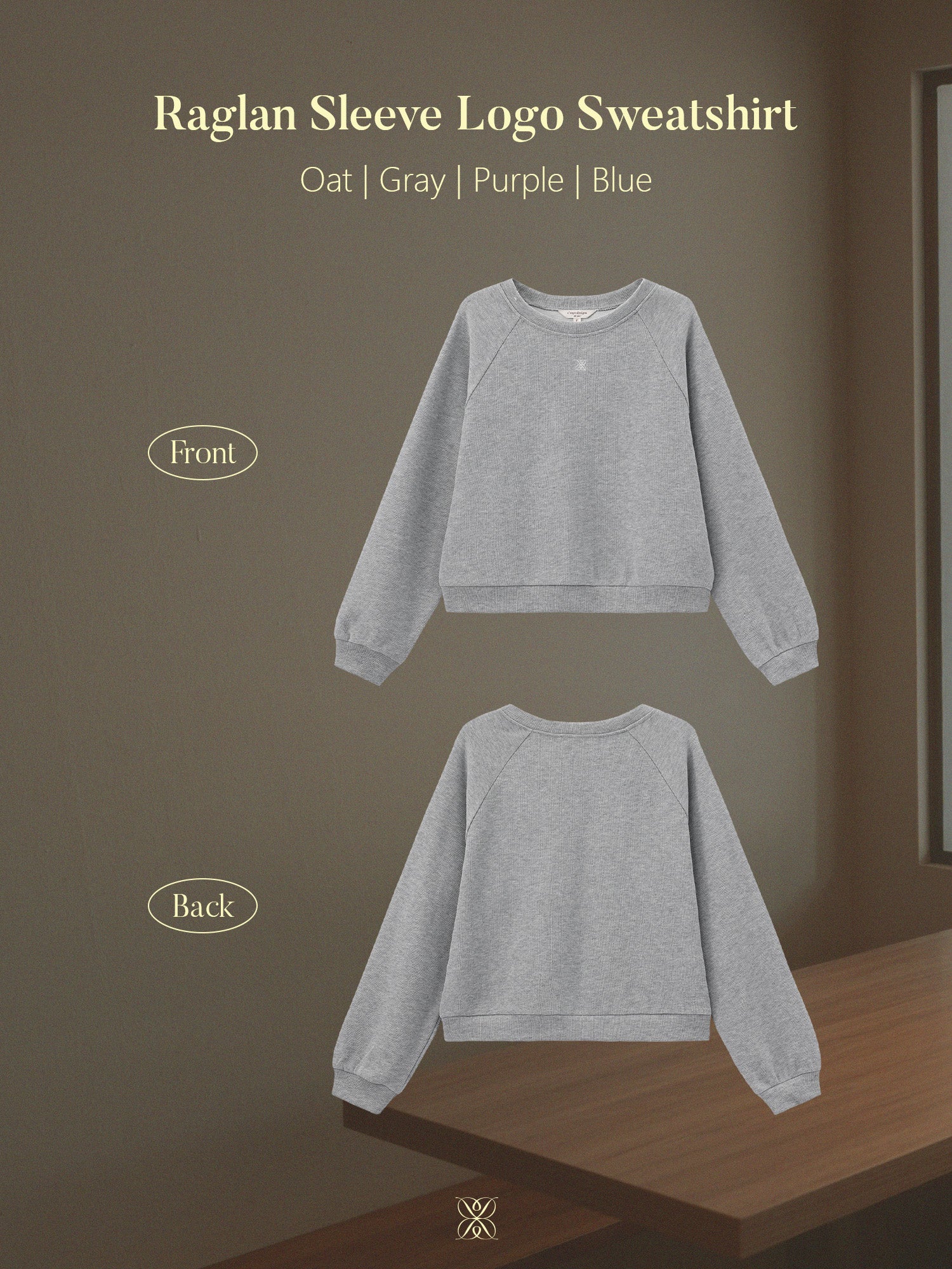 Raglan Sleeve Logo Sweatshirt