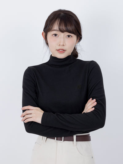 Merla Embroidered Funnel Neck Top