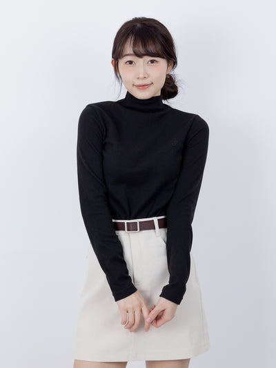 Merla Embroidered Funnel Neck Top