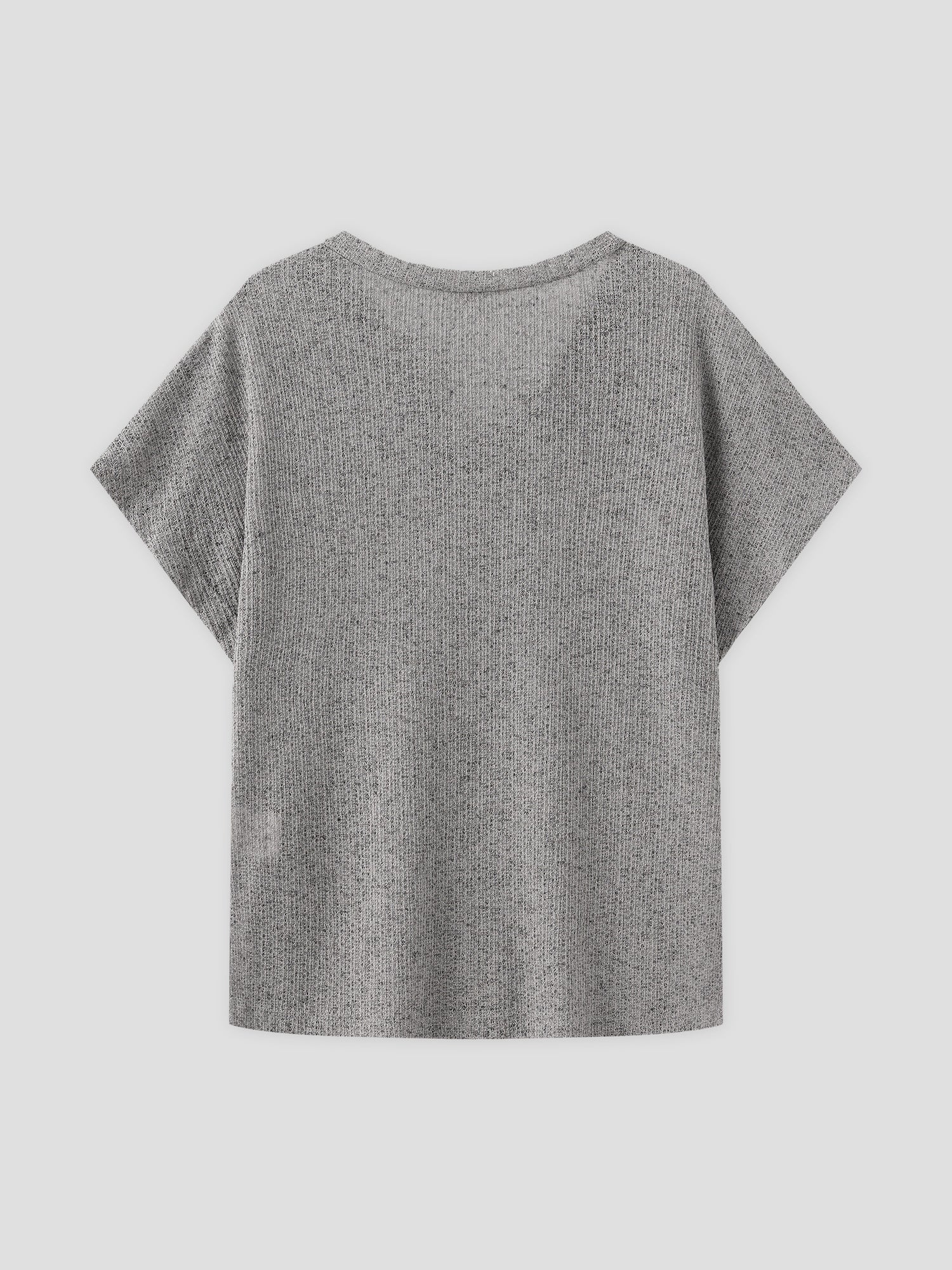 Semi Sheer V-Neck Top