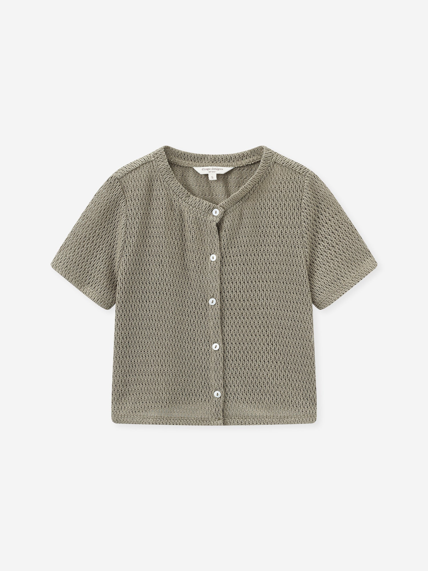 Refined Knitted Button-Up Top