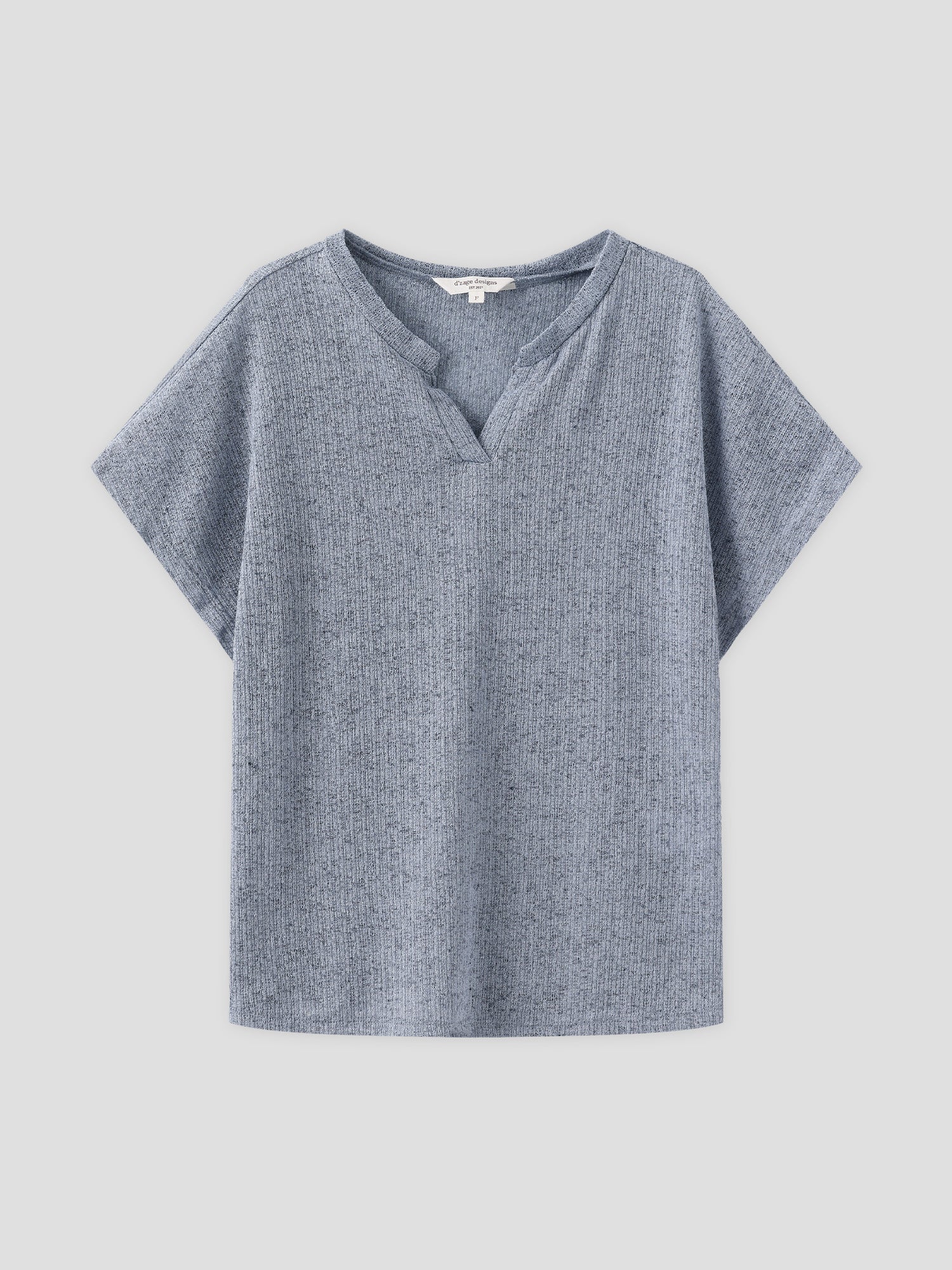 Semi Sheer V-Neck Top