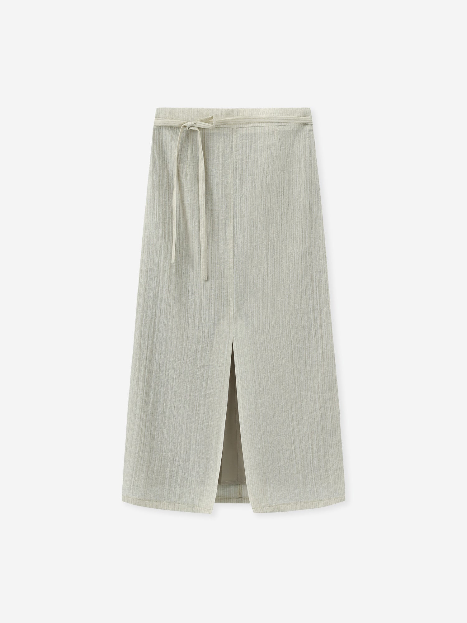 Striped Tie Waist Skirt