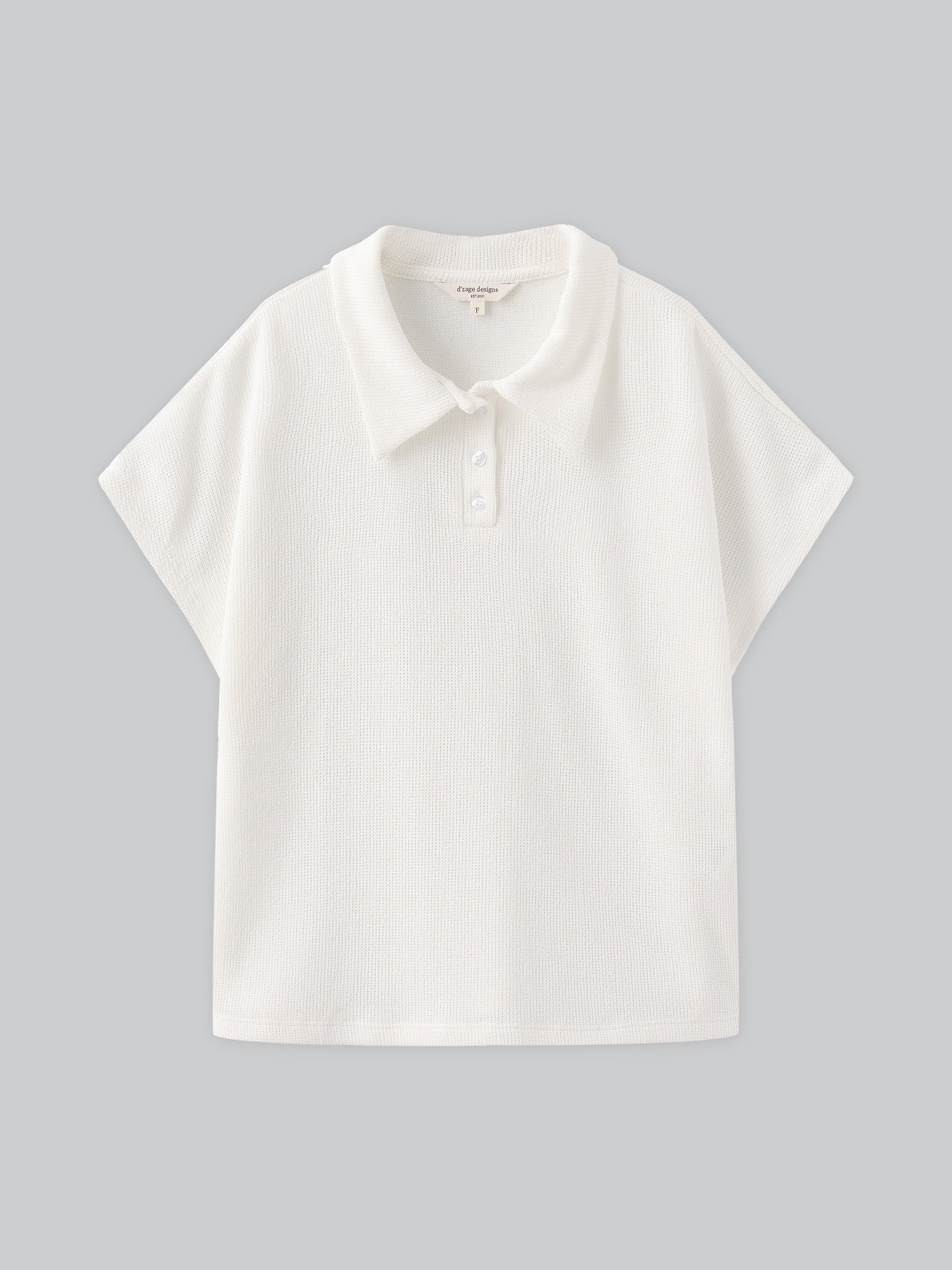 Flair Collared Knit Top