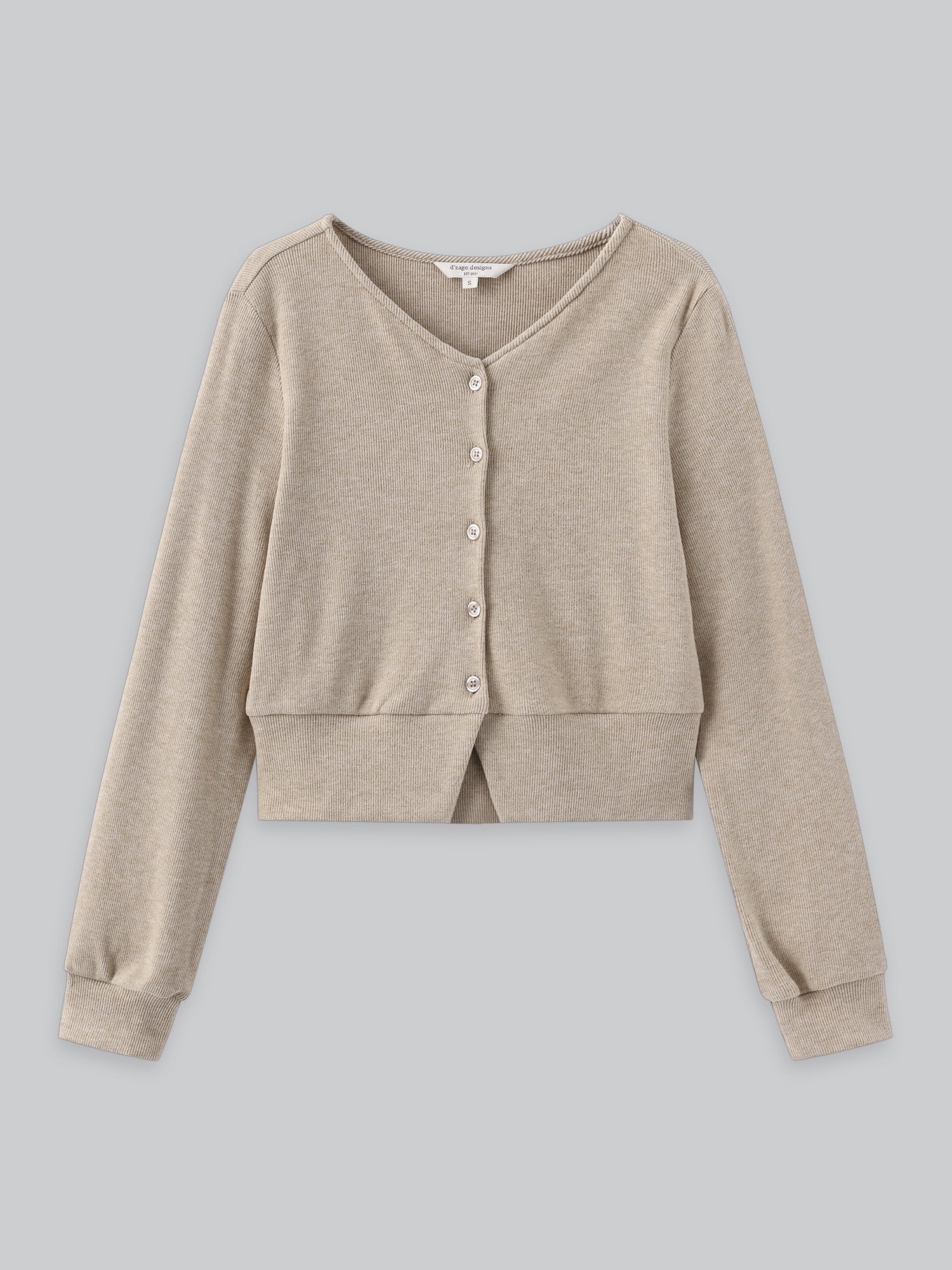 Fion Buttoned Knit Top (90% Cashmere)