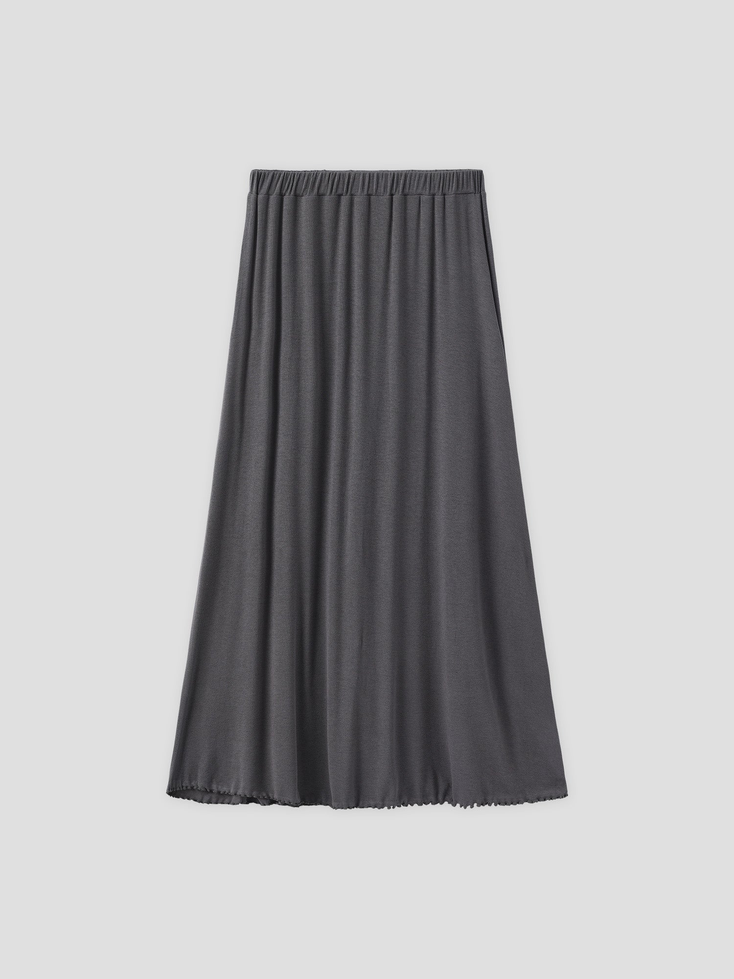 Lettuce Hem Knit Skirt
