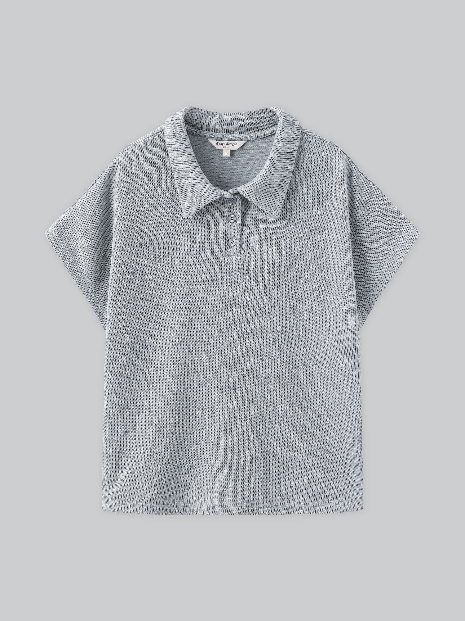 Flair Collared Knit Top