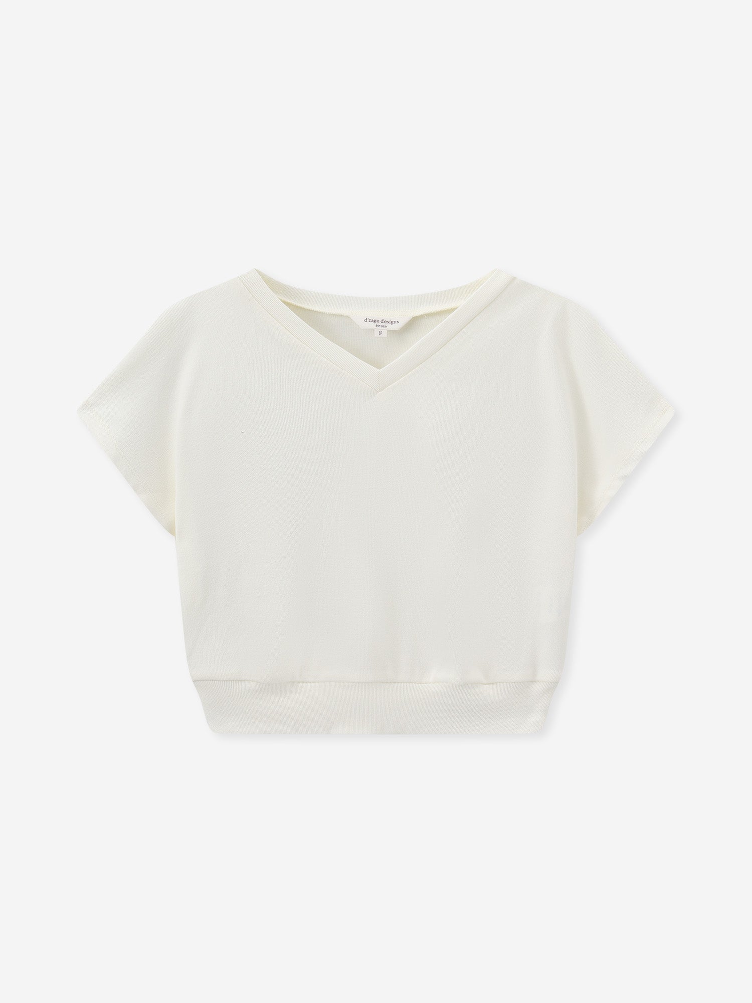 V-Neck Drop Shoulder Top