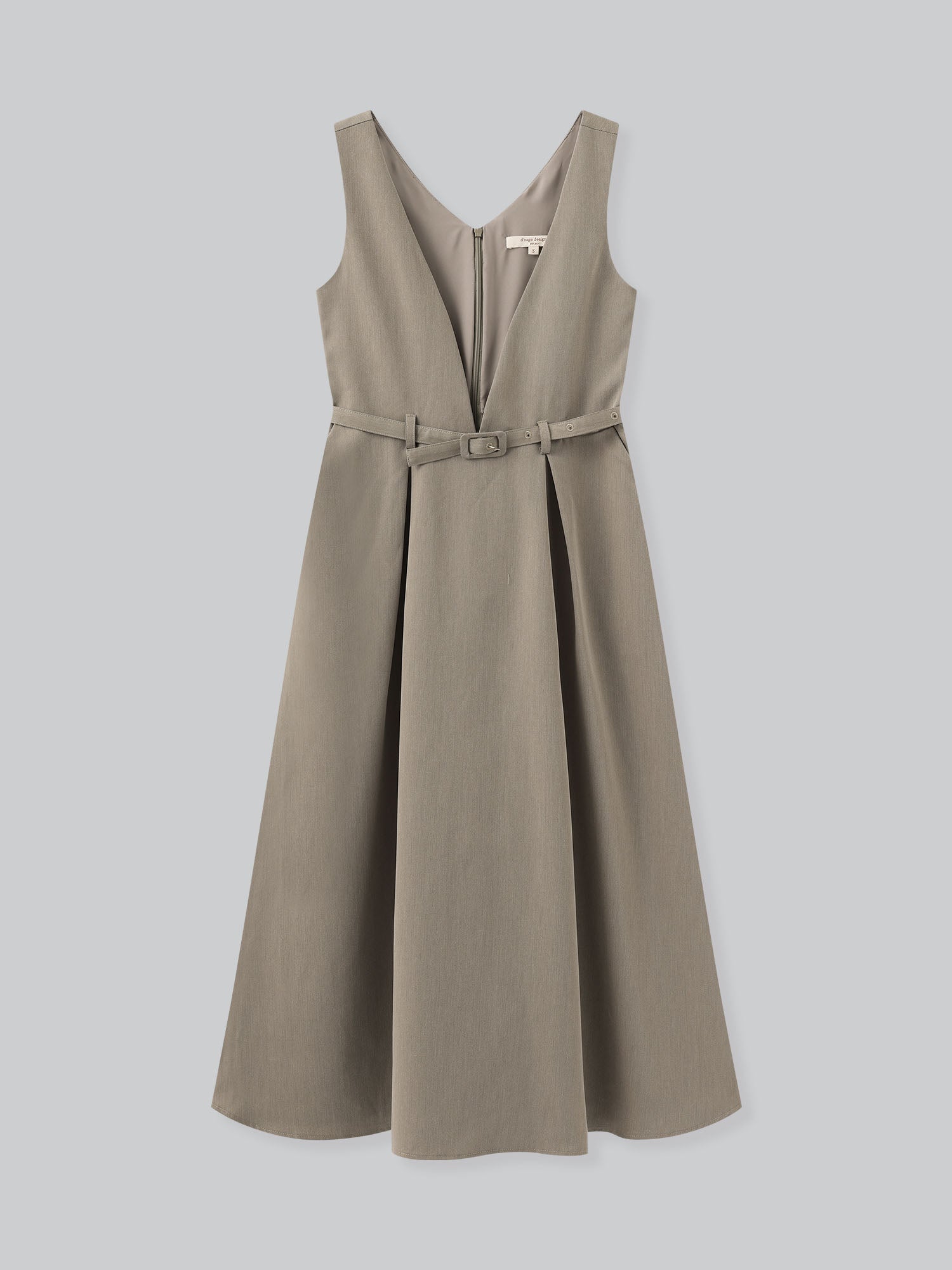 Constel V-Neck Belted Dress