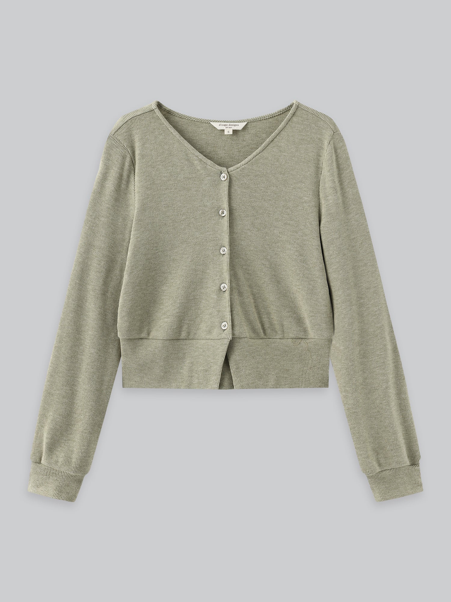 Fion Buttoned Knit Top (90% Cashmere)