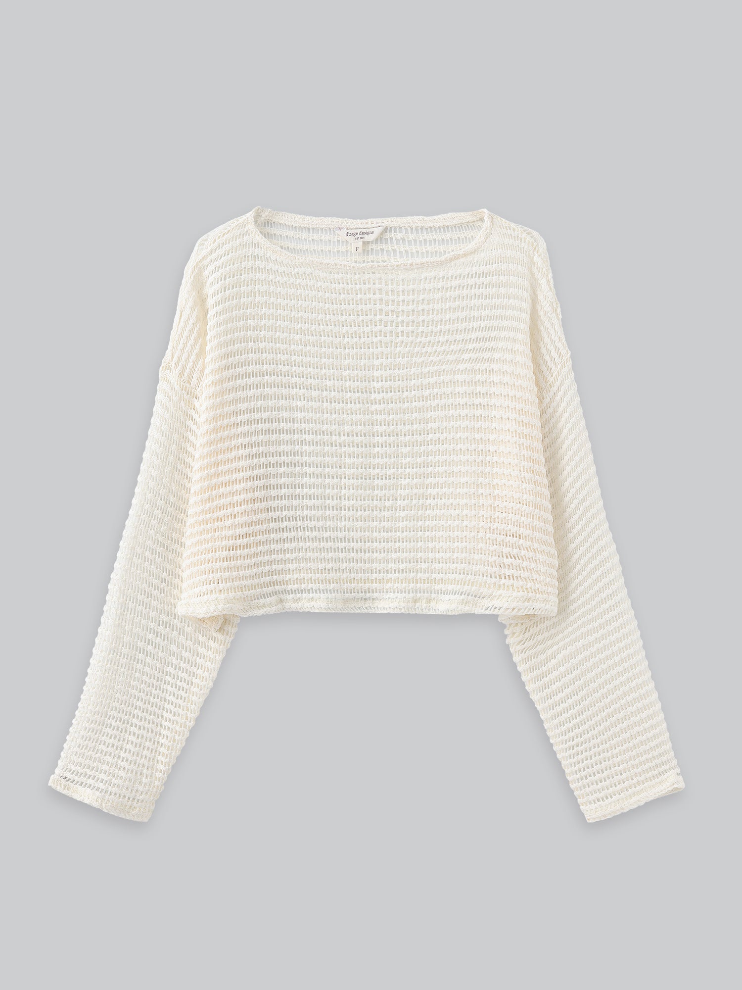 Serenity Boat Neck Crochet Top