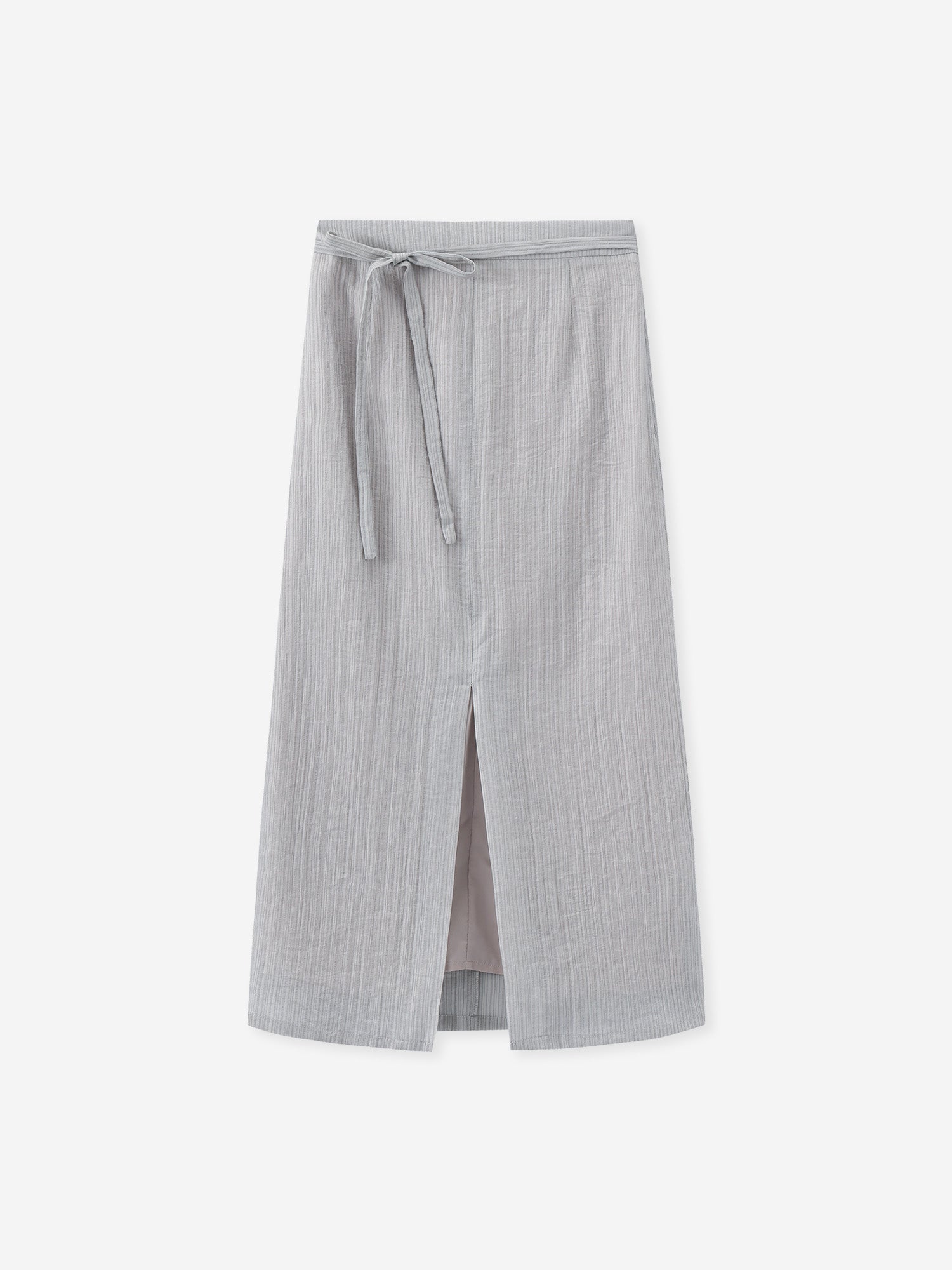 Striped Tie Waist Skirt