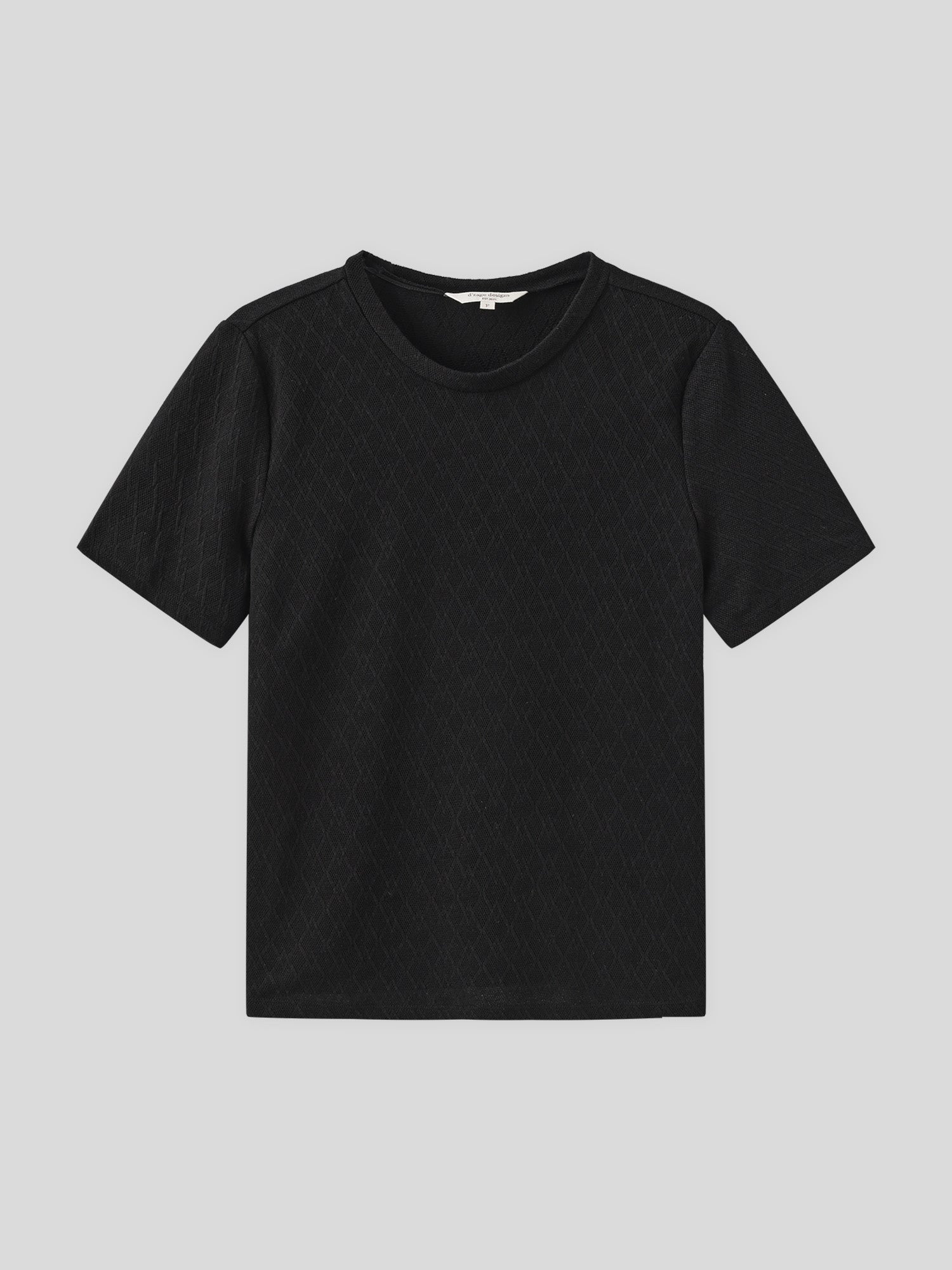 Argyle Softly Knitted Top