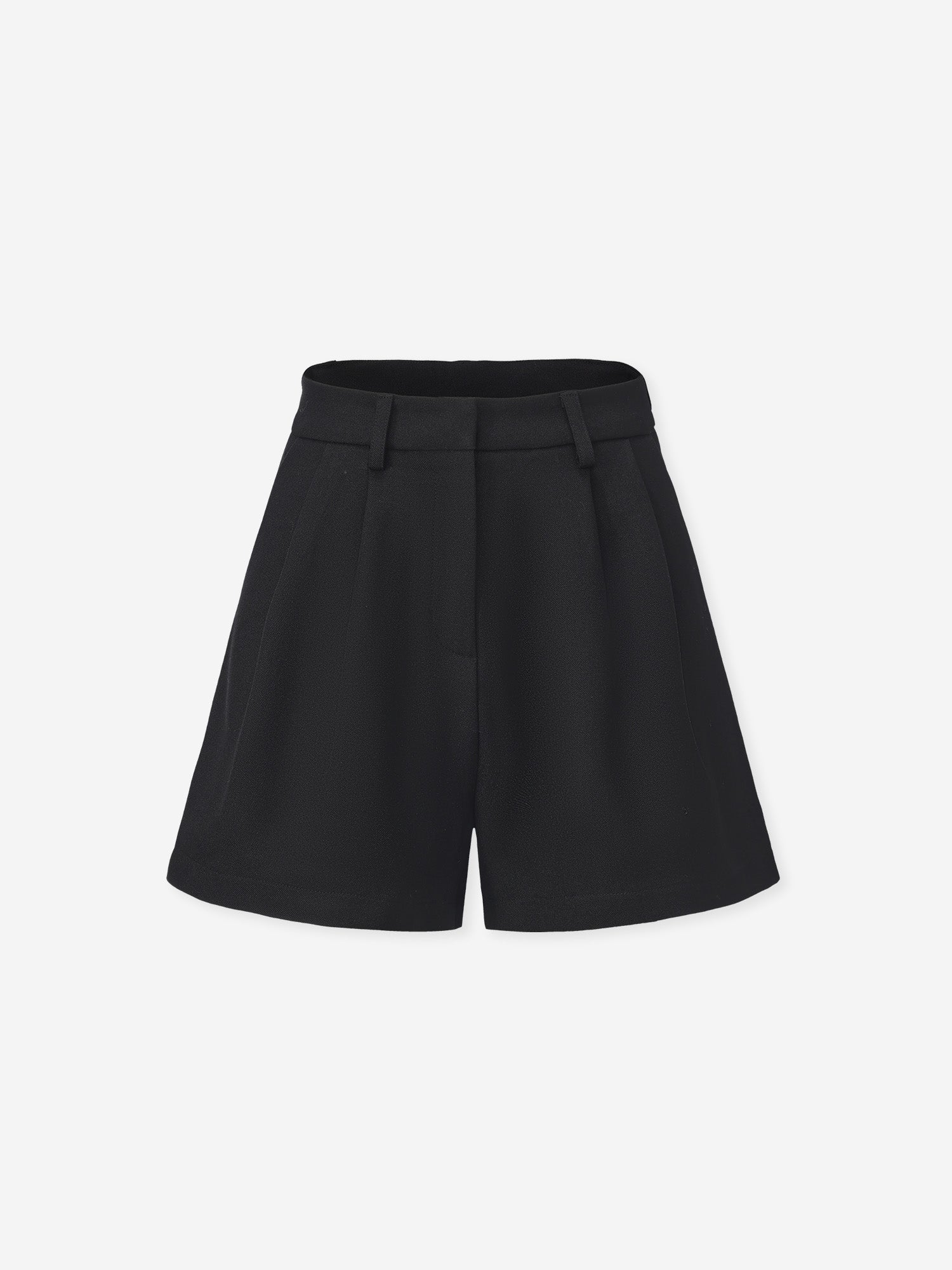 Luxe Clean Pleated Shorts