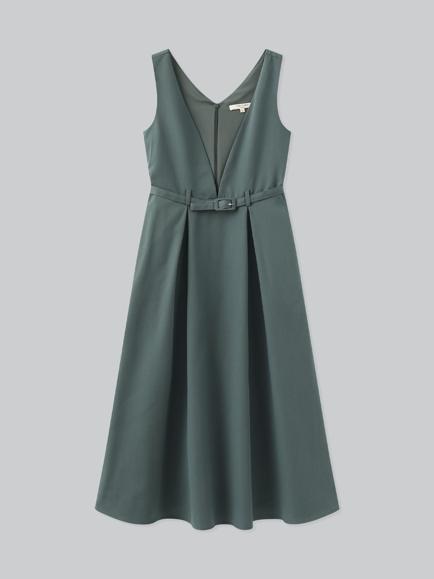 Constel V-Neck Belted Dress