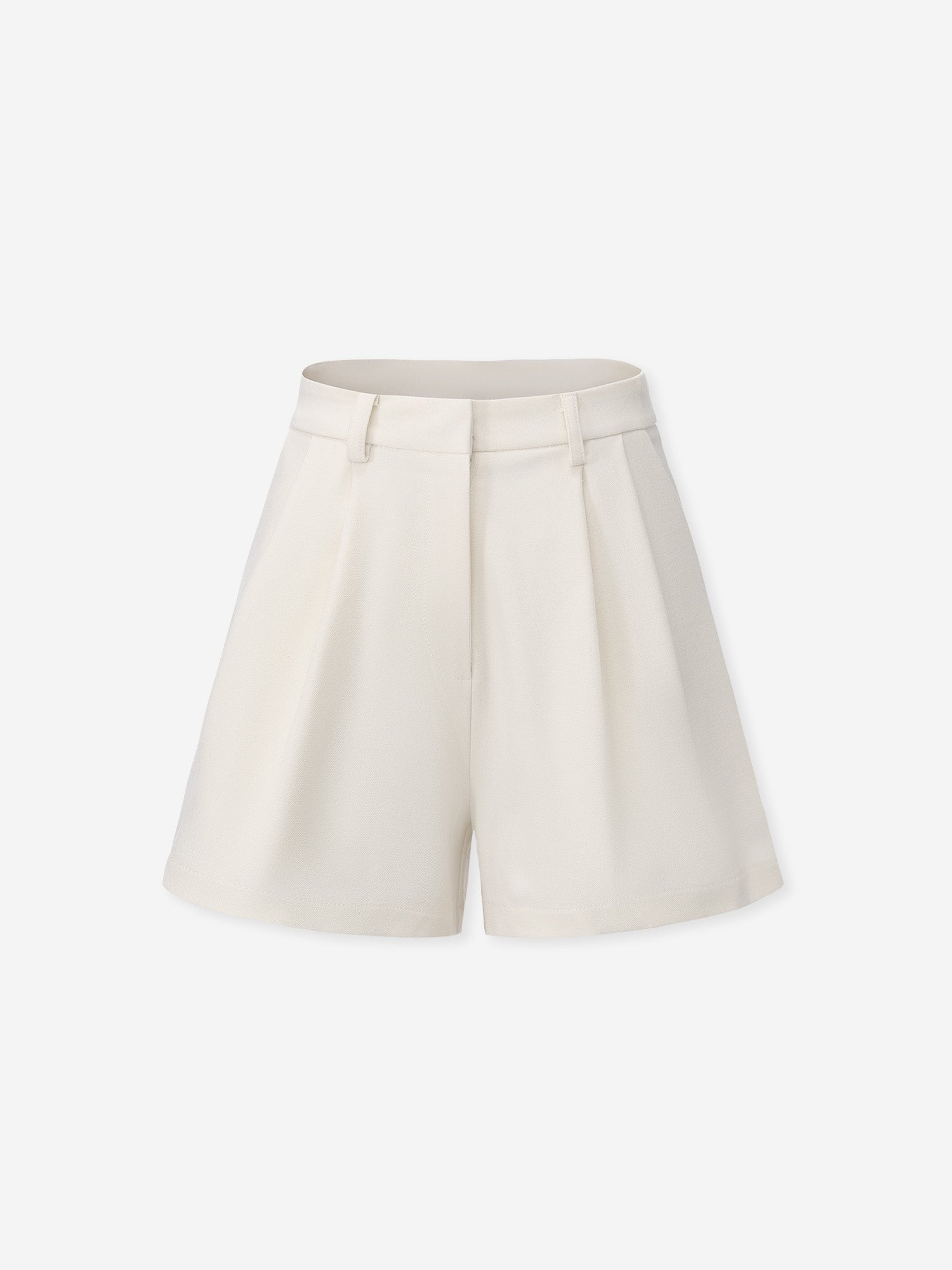 Luxe Clean Pleated Shorts
