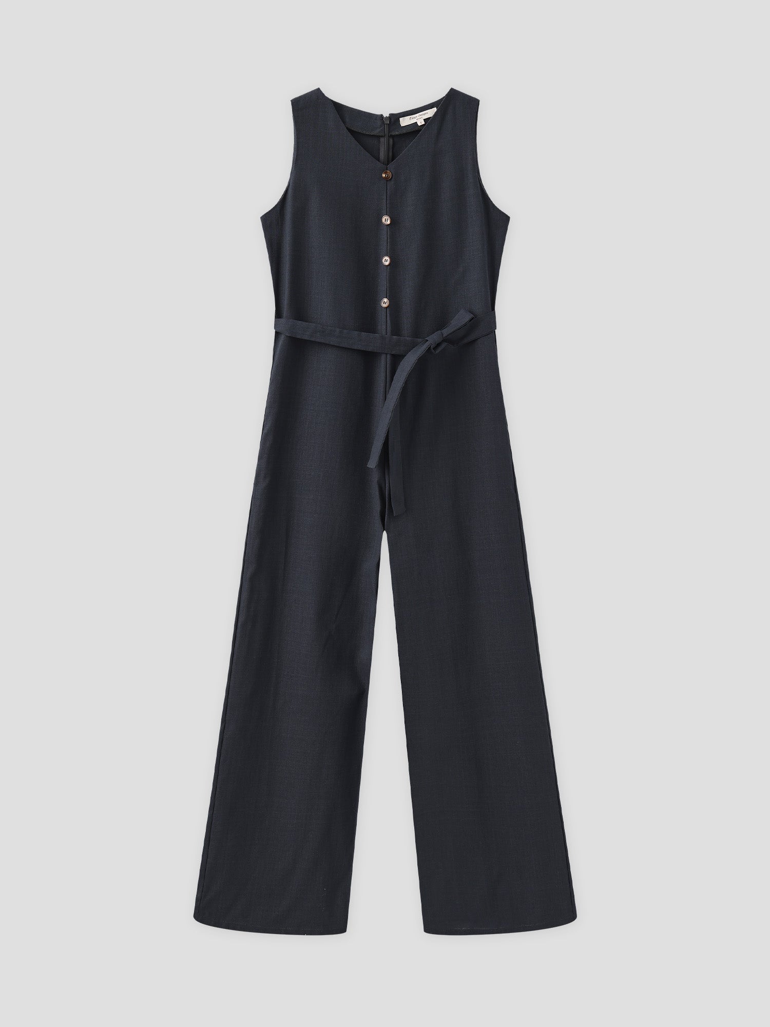 Self Tie Waist Jumpsuit