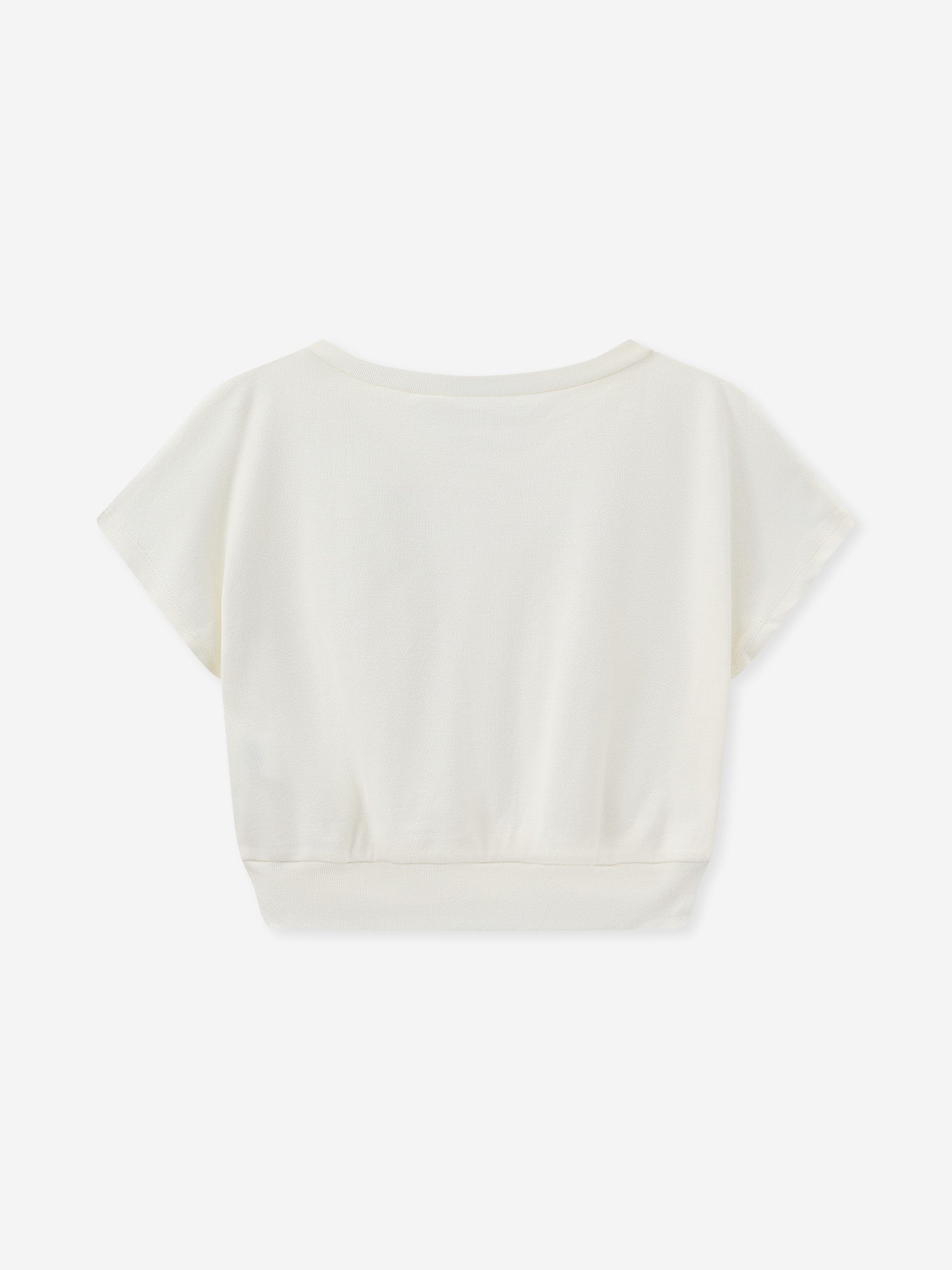 V-Neck Drop Shoulder Top