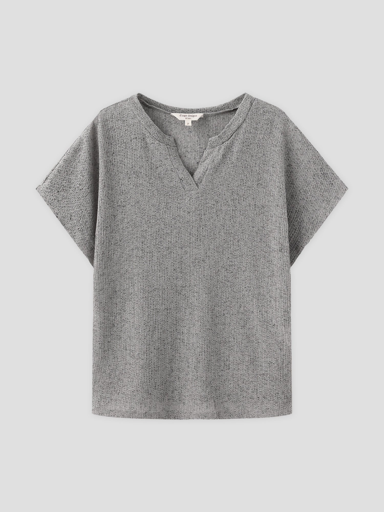 Semi Sheer V-Neck Top