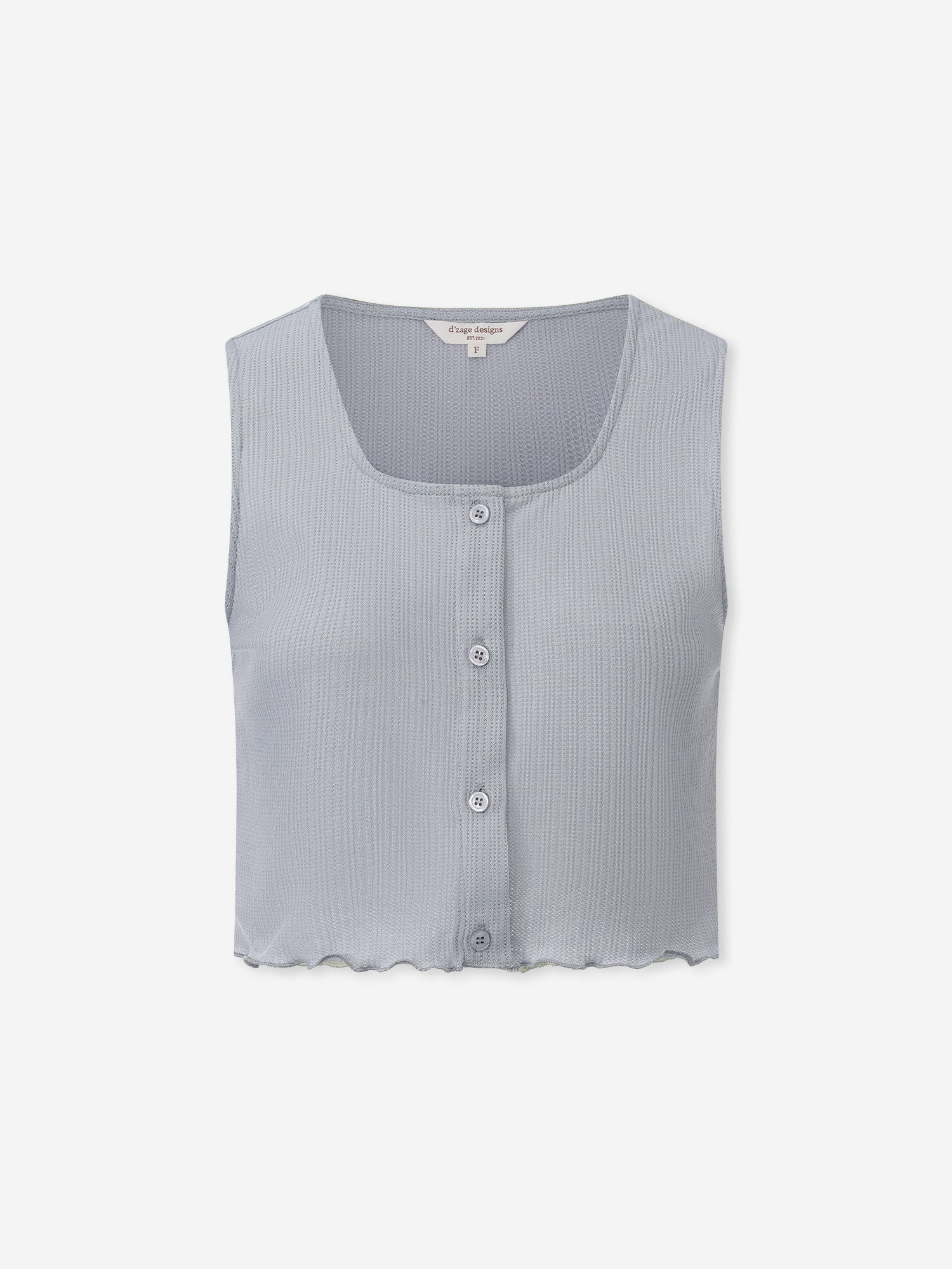 Buttoned Sleeveless Top