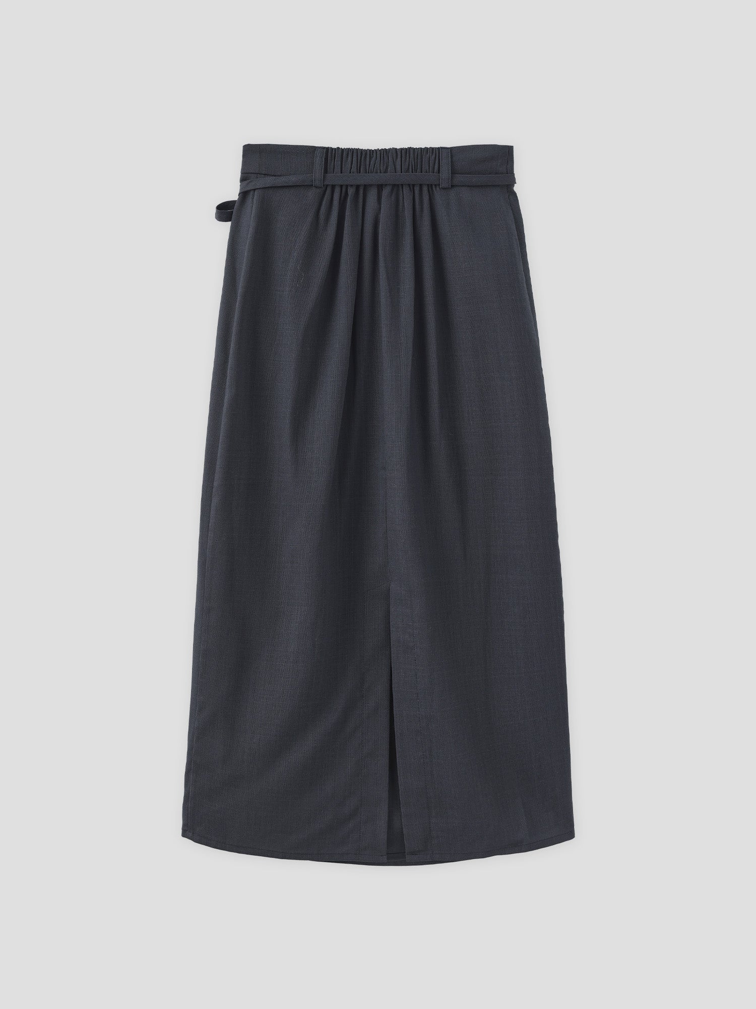 Back Slit Wrap Skirt