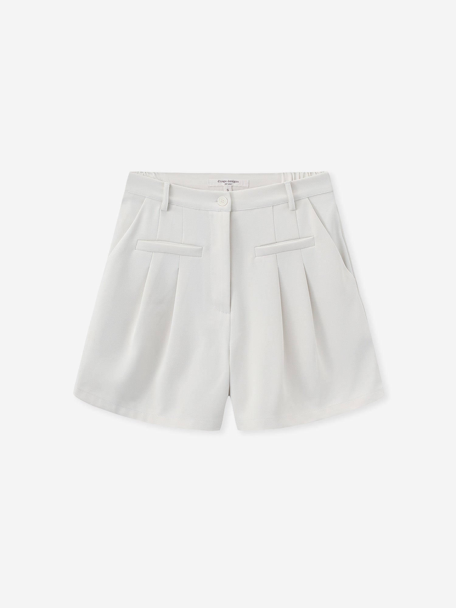 Classic A-Line Pleated Shorts