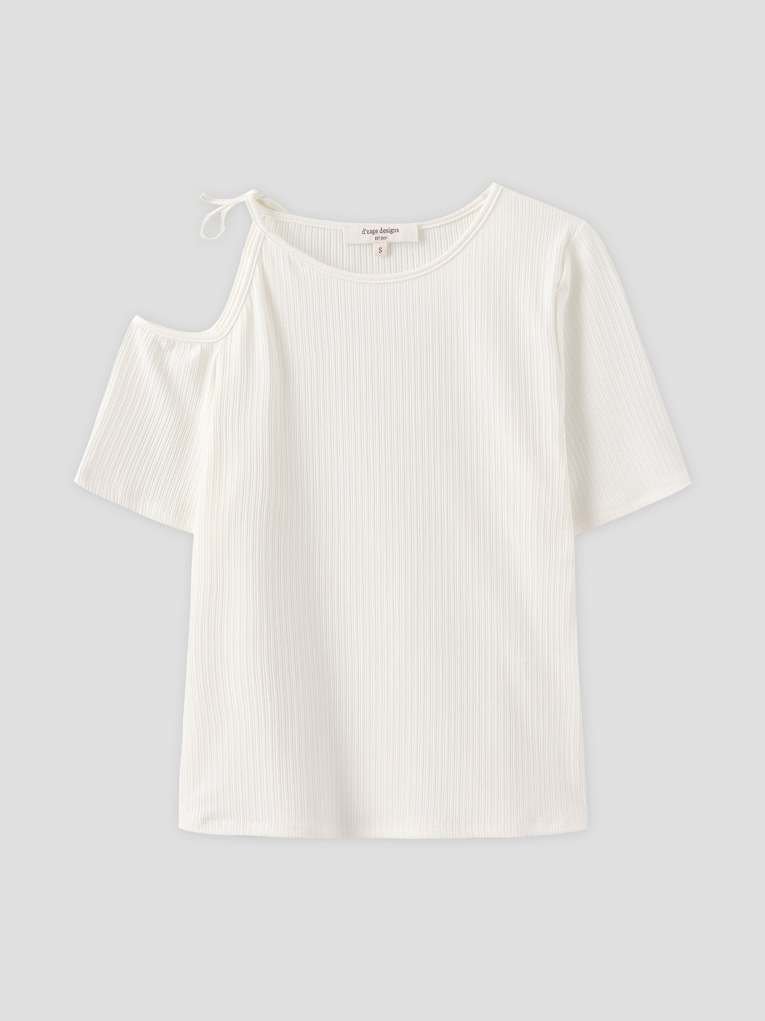 Cold Shoulder Tie Neck Top (3 Colours)