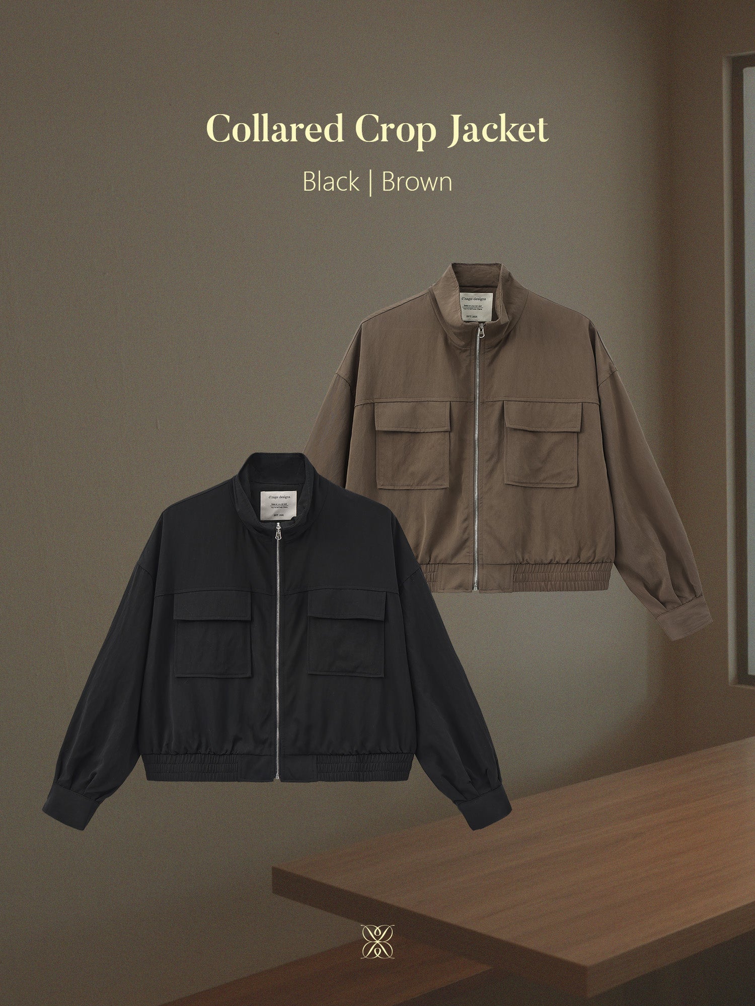 Collared Crop Jacket