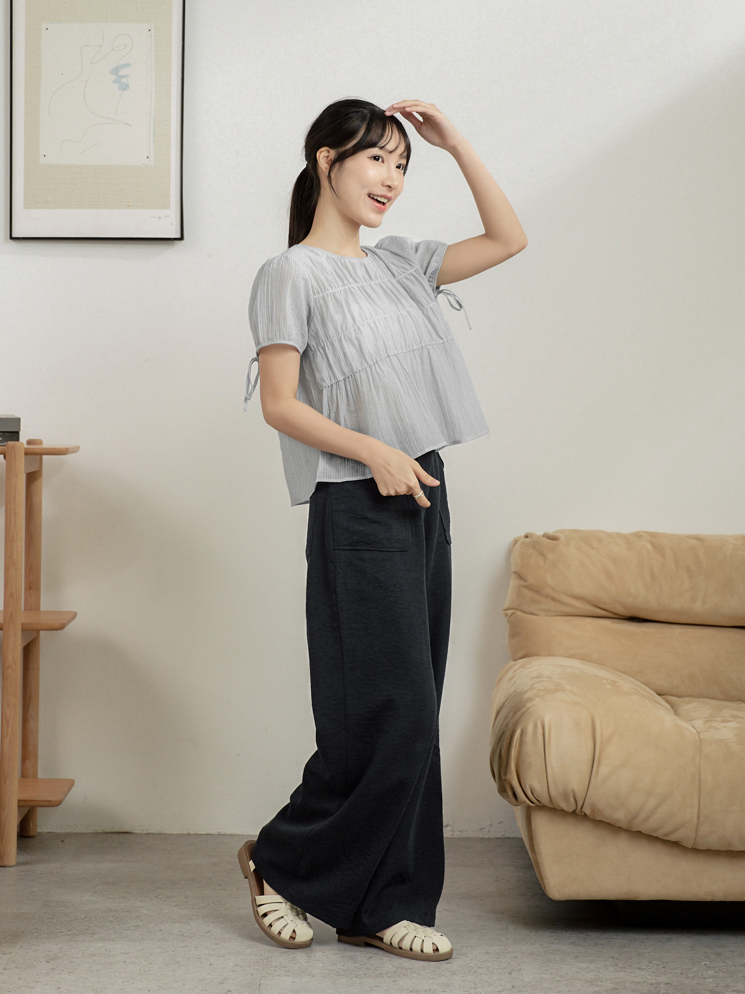 小蓬袖娃娃裝