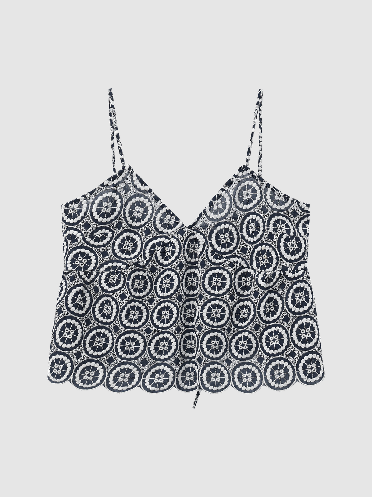 Veronica Embroidered Pattern Cami Top